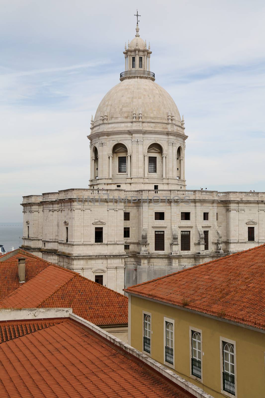 A view on the city of Lisbon - Pantheon