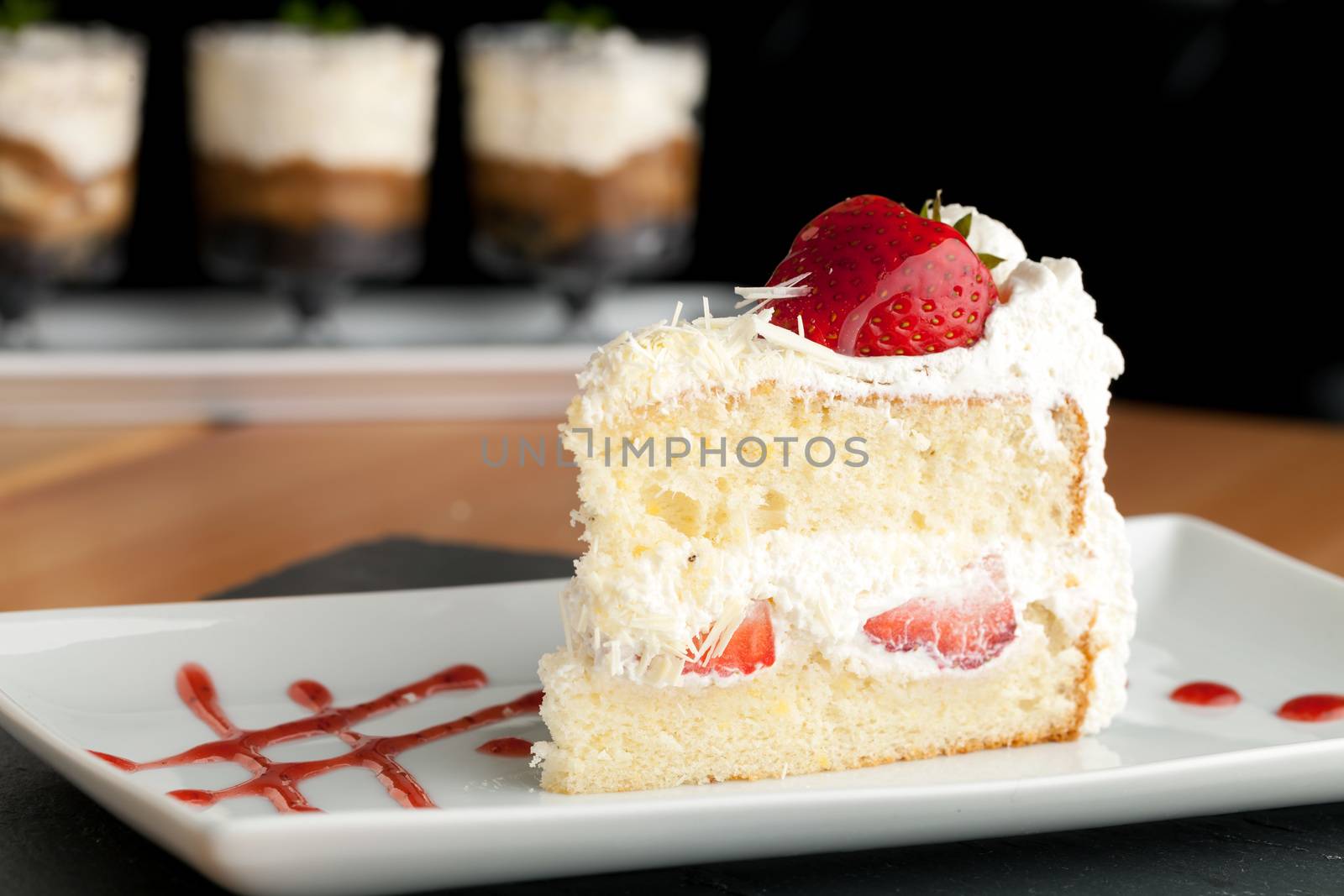 Strawberry Shortcake Slice by graficallyminded