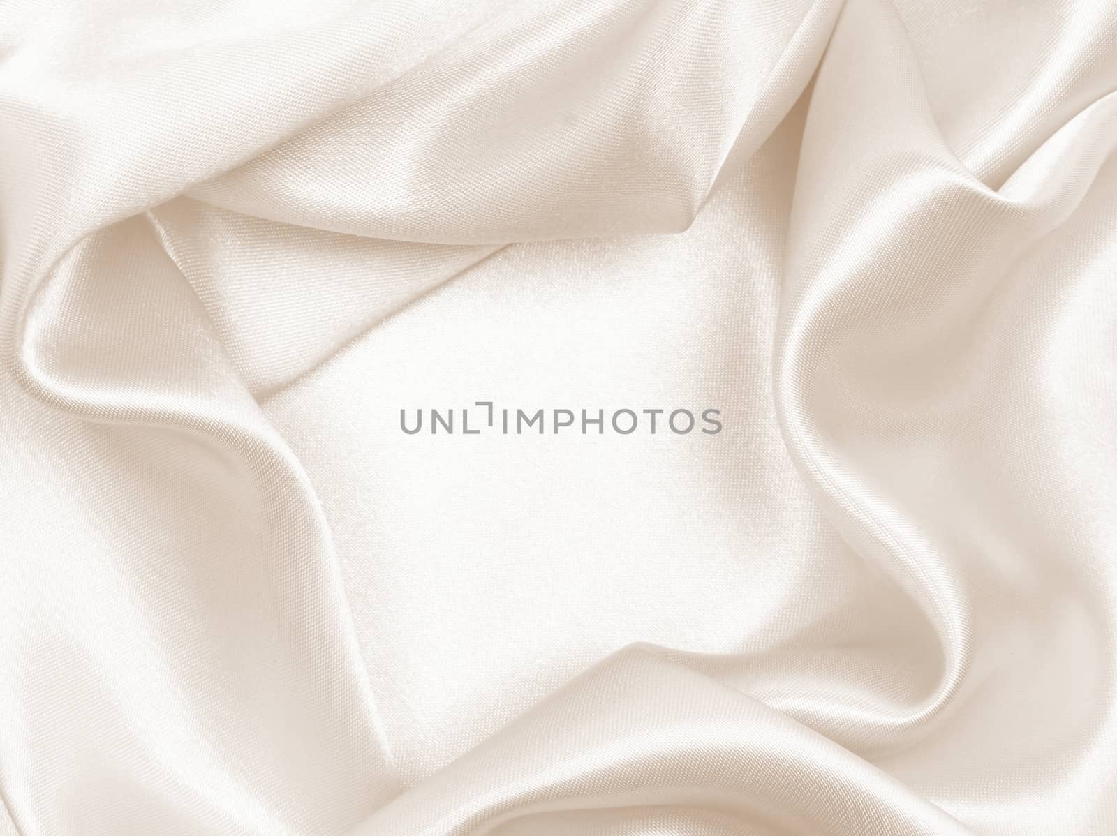 Smooth elegant golden silk can use as wedding background. In Sepia toned. Retro style