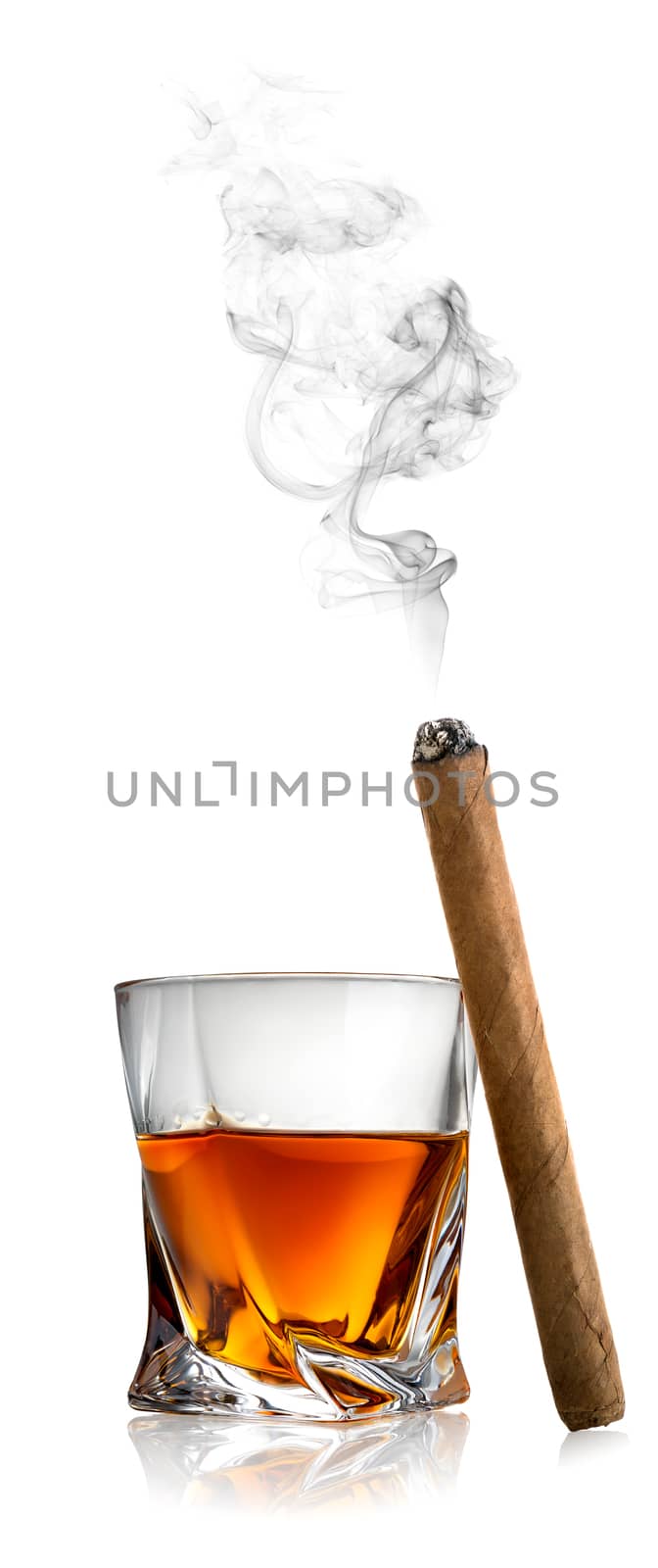 Whiskey and cigar by Givaga