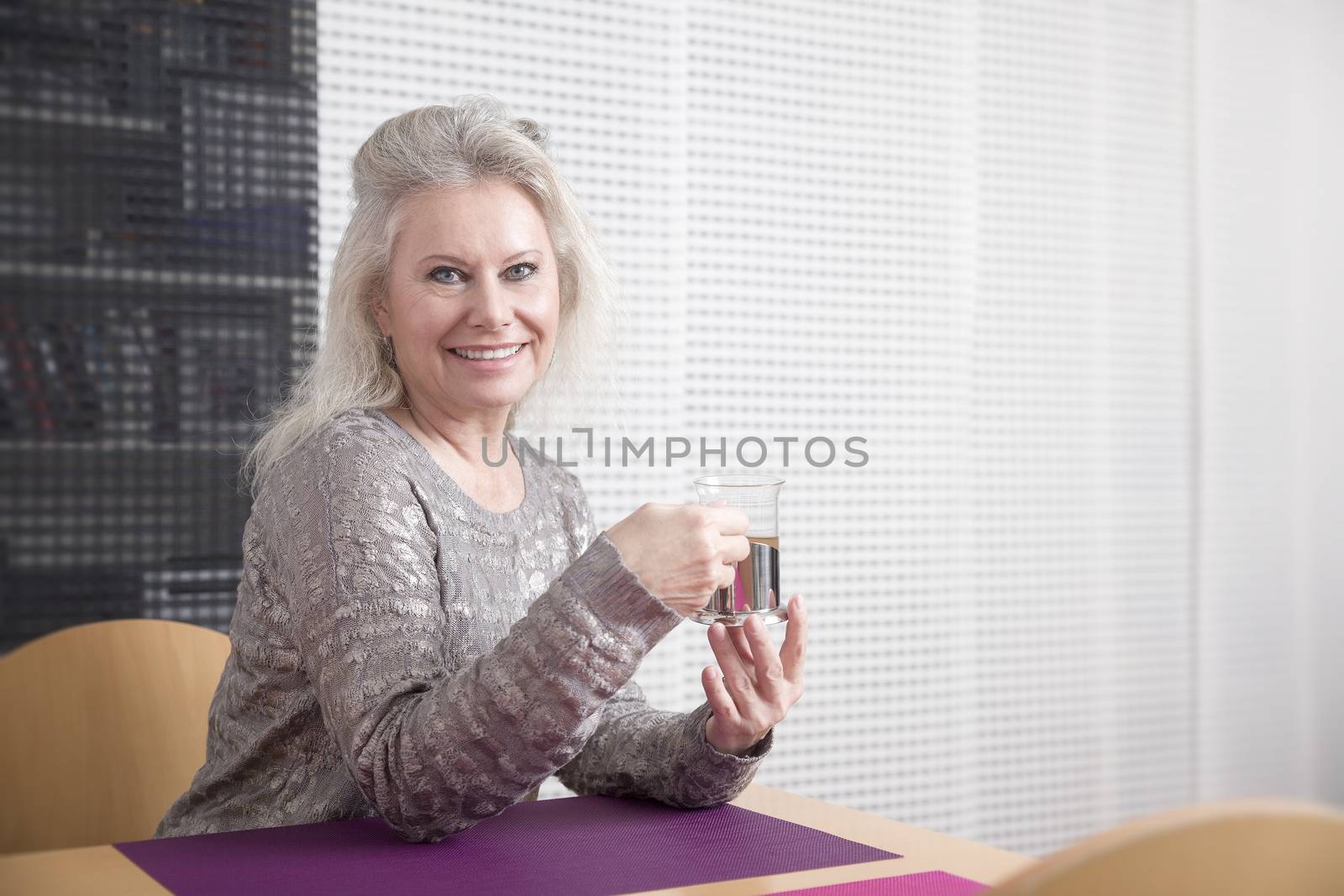 woman and tea by magann