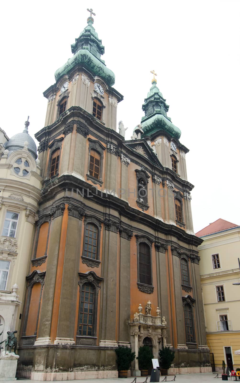 University church (Egyetemi Templom) in Budapest, Hungary by sarkao