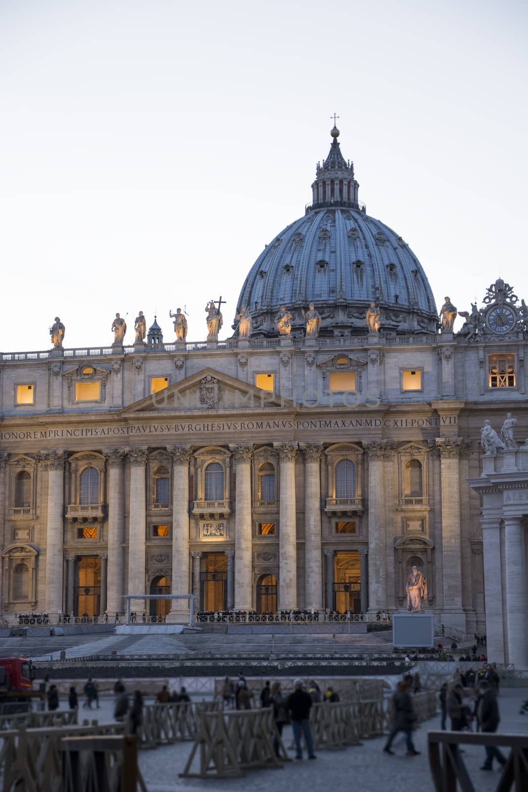 Saint Peter's Square in Vatican City, Rome, Italy by artofphoto