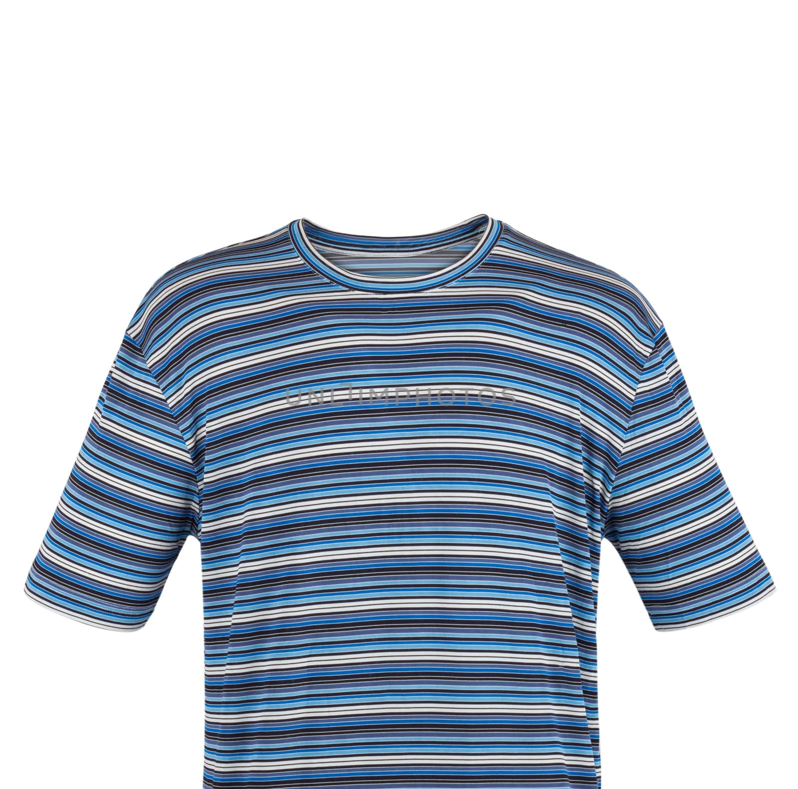 blue striped t-shirt