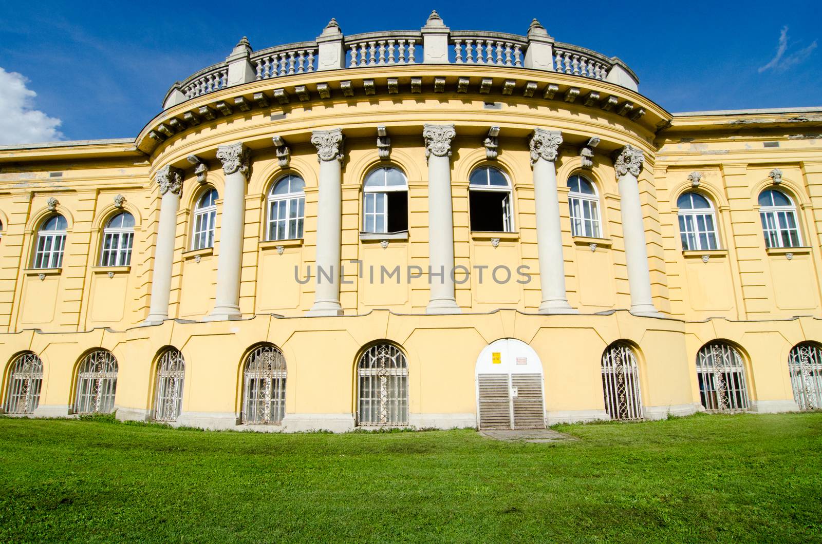 Széchenyi bath in Budapest City park, Hungary by sarkao