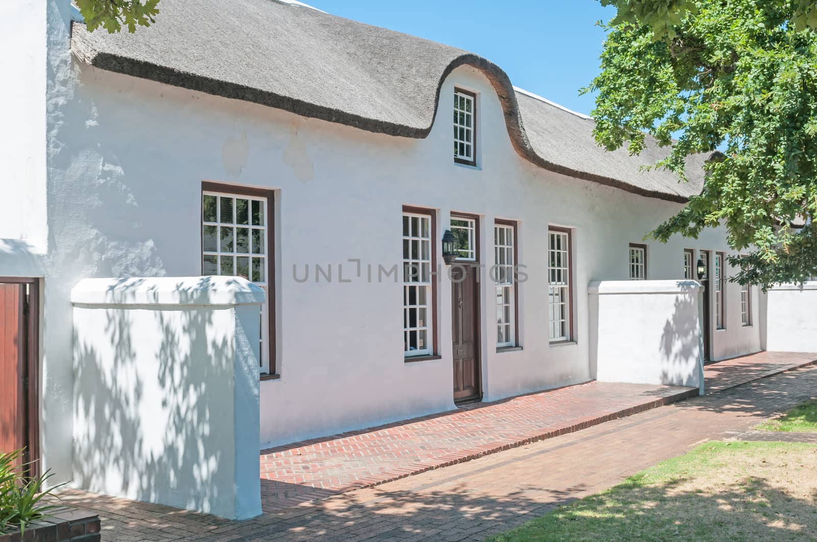 Historical building in Stellenbosch in the Western Cape Province of South Africa
