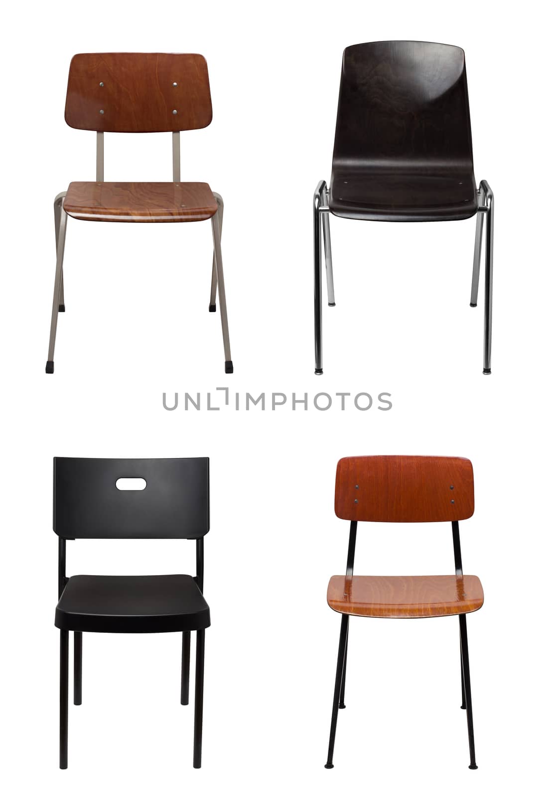 Assortment of chairs isolated by ozaiachin