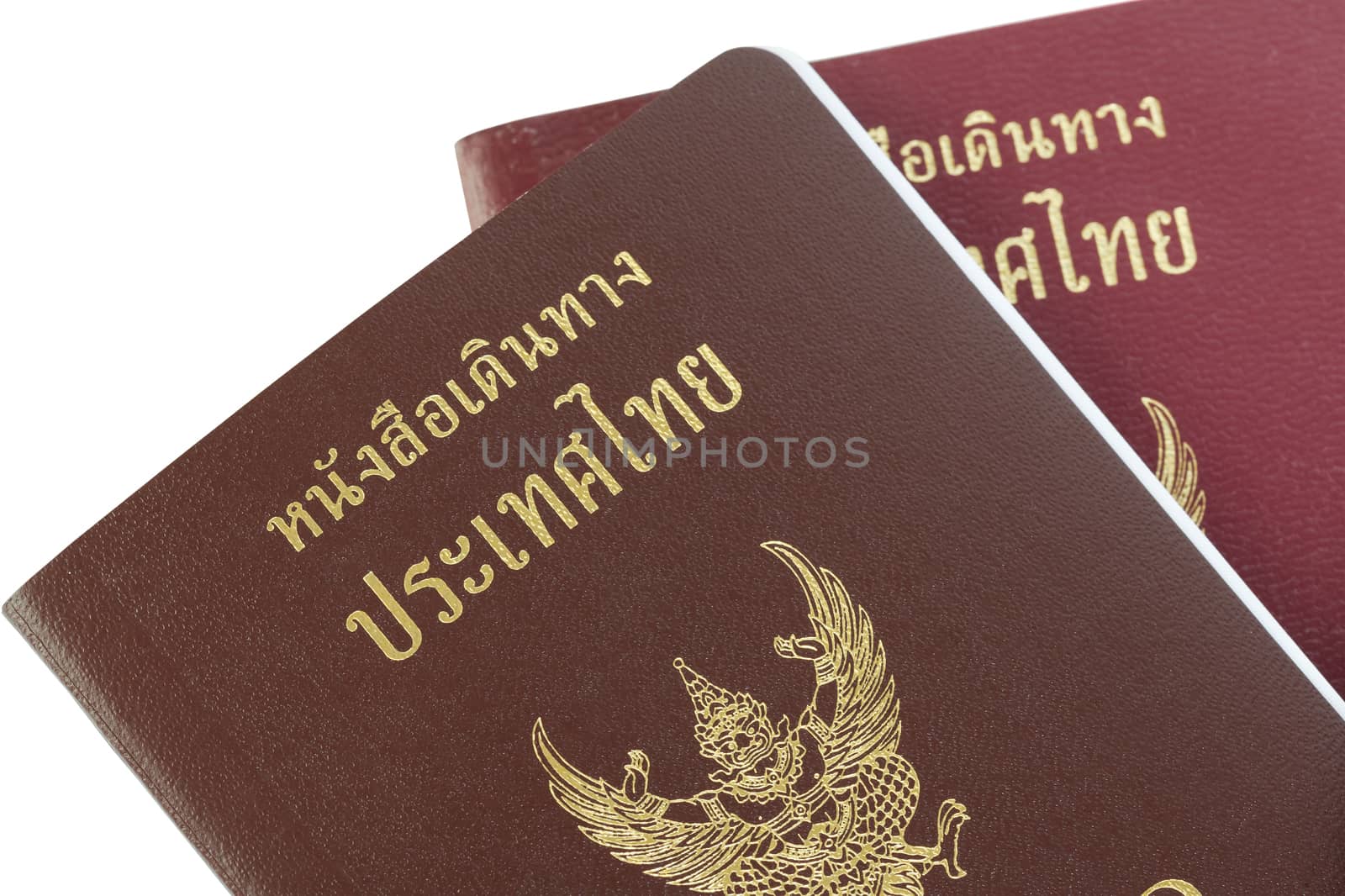 Passport Thailand for travel concept background by FrameAngel