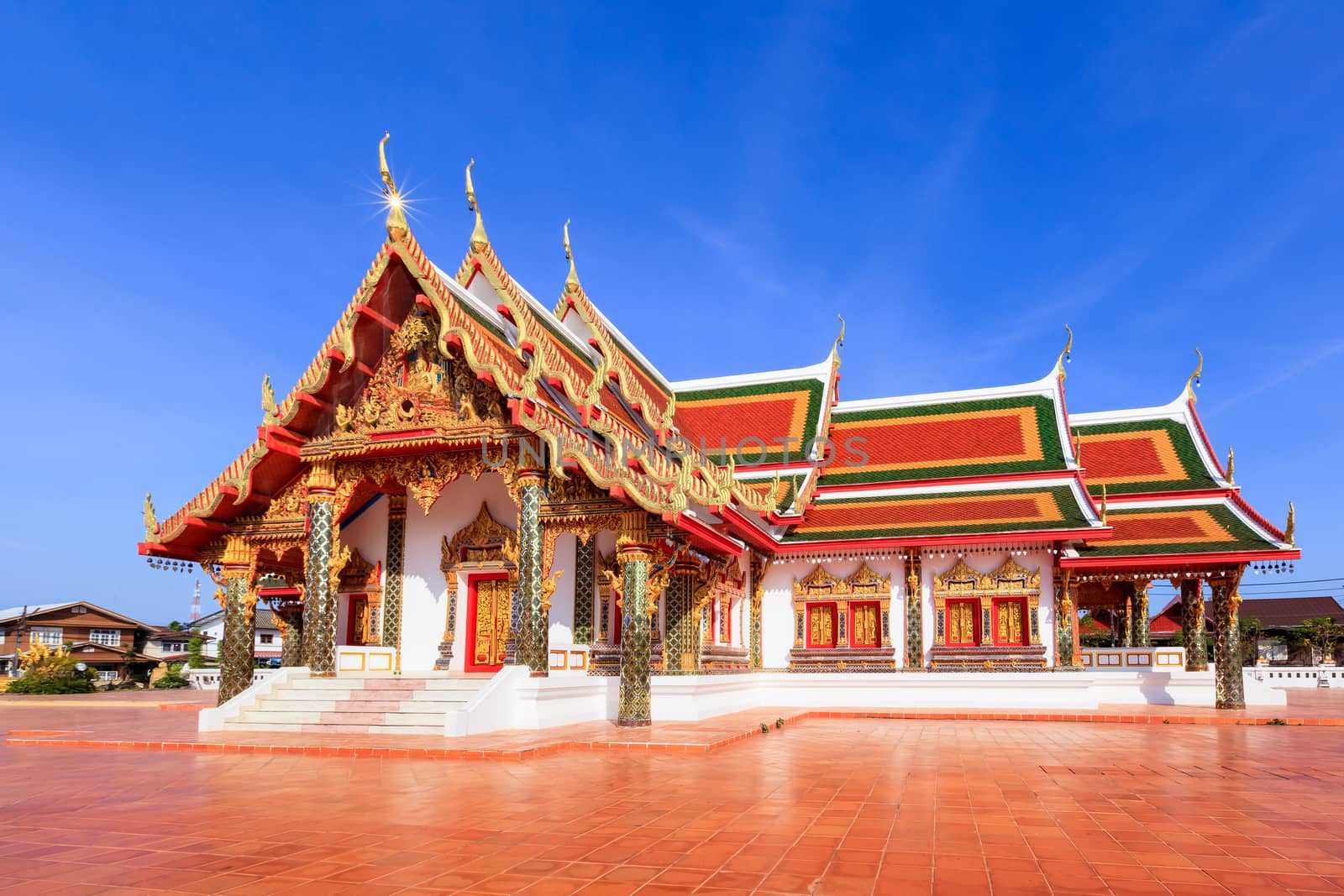 Temple names "Pra That Cherng Chum", Sakonnakhon Thailand