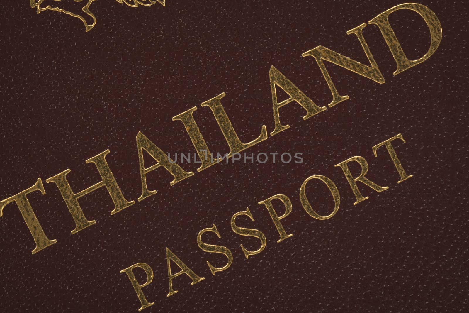 Passport Thailand for travel concept background by FrameAngel