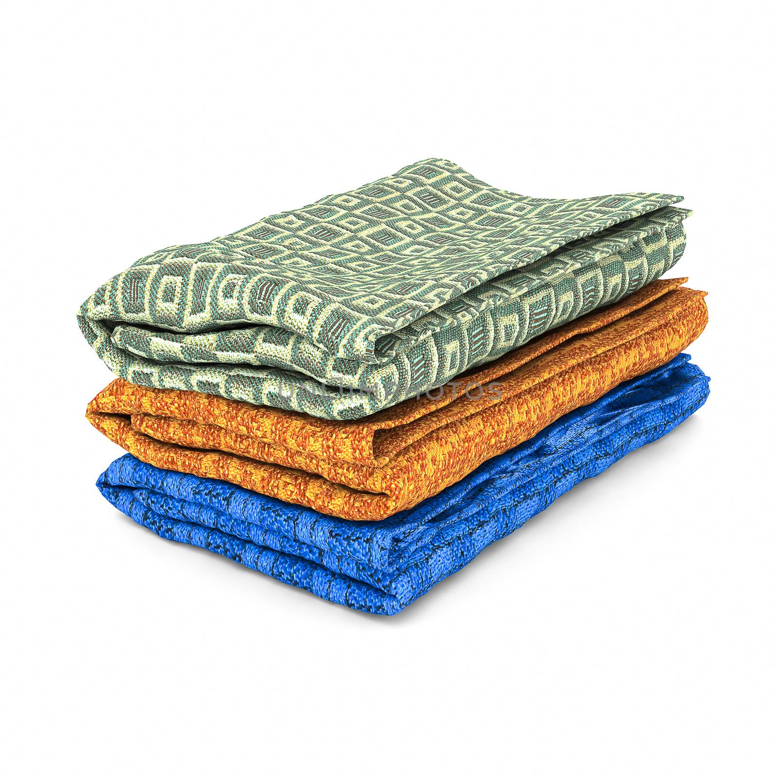 Stack of towels by mrgarry