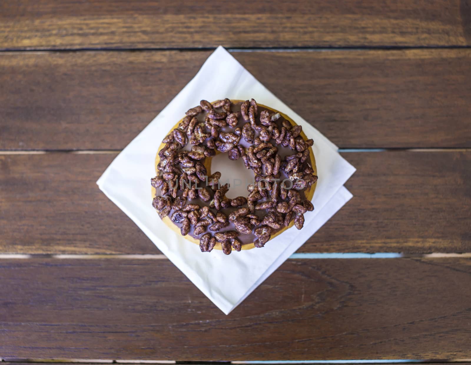 Tasty donut on the Table.