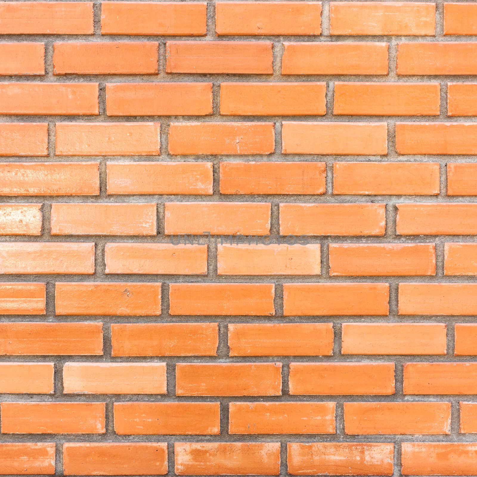 High resolution pictures clean orange modern pattern of brick wa by nopparats