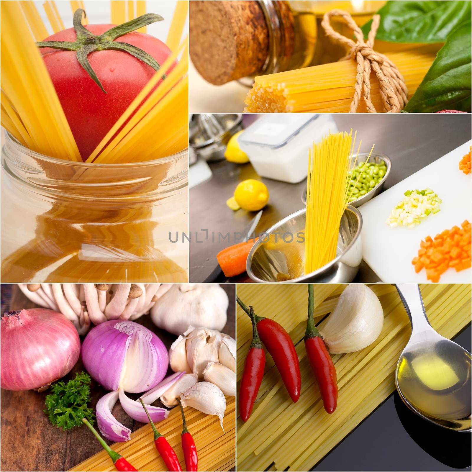 healthy Vegetarian vegan food collage by keko64