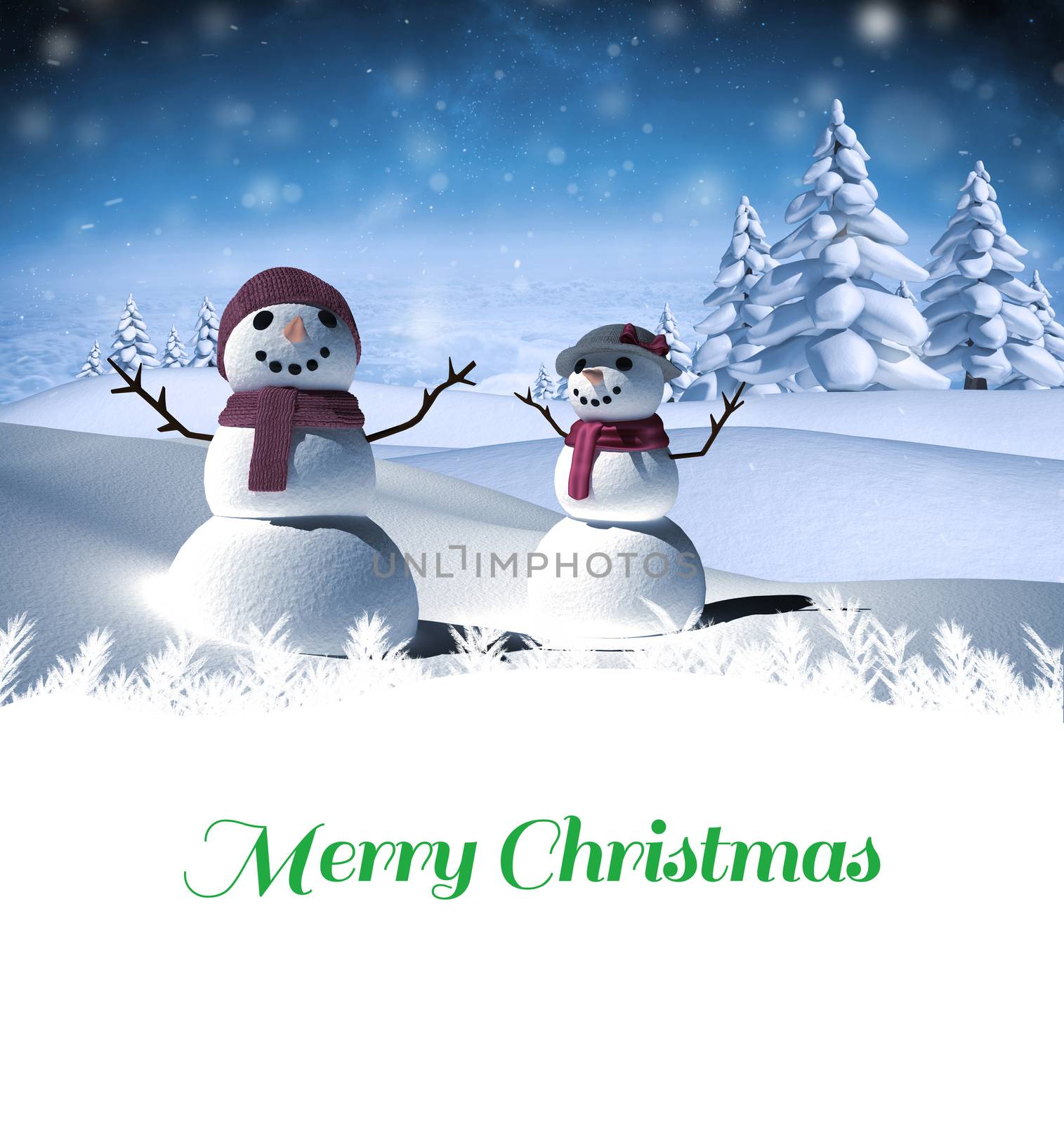 Composite image of merry christmas by Wavebreakmedia