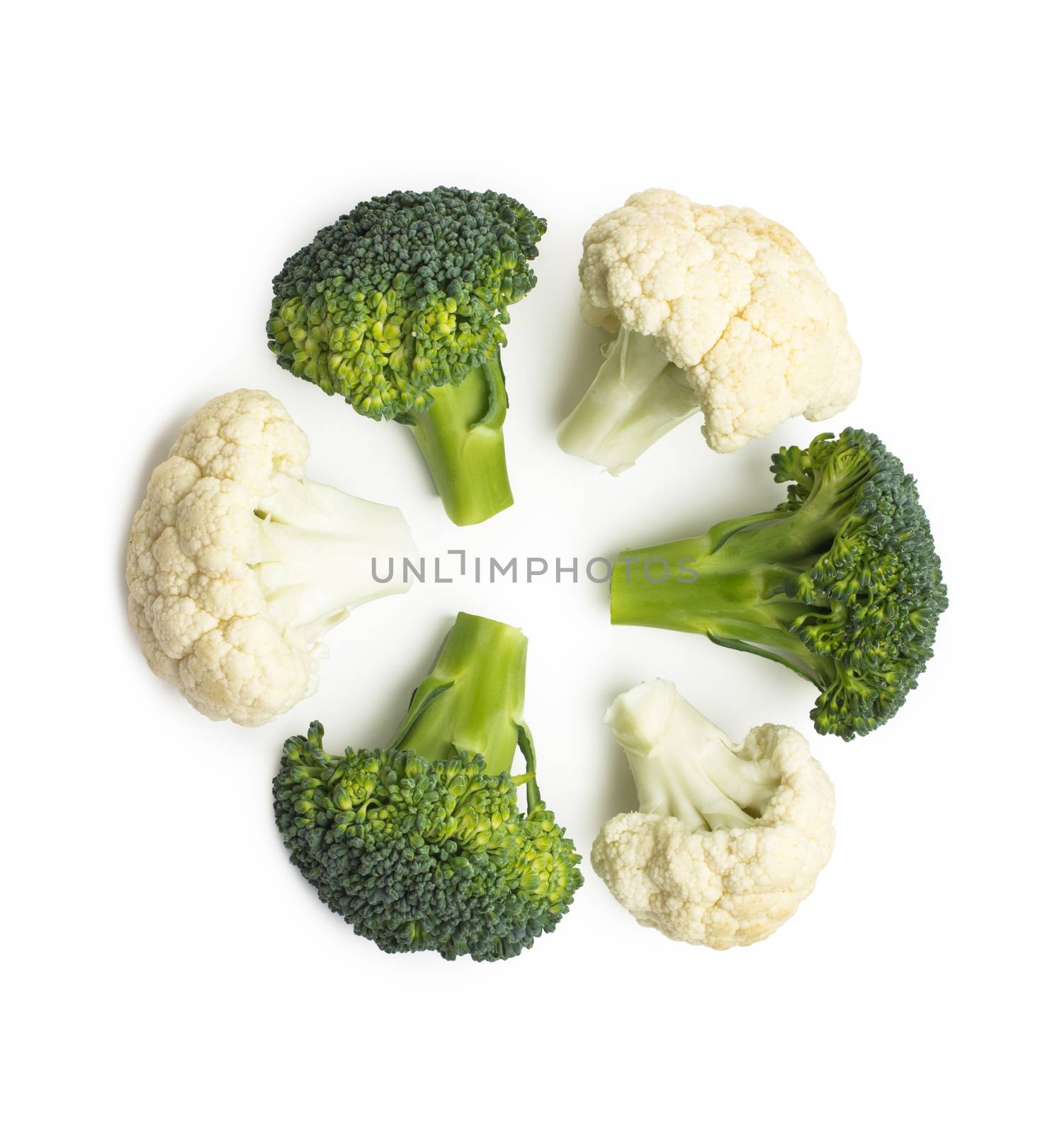 Broccoli isolated on white background