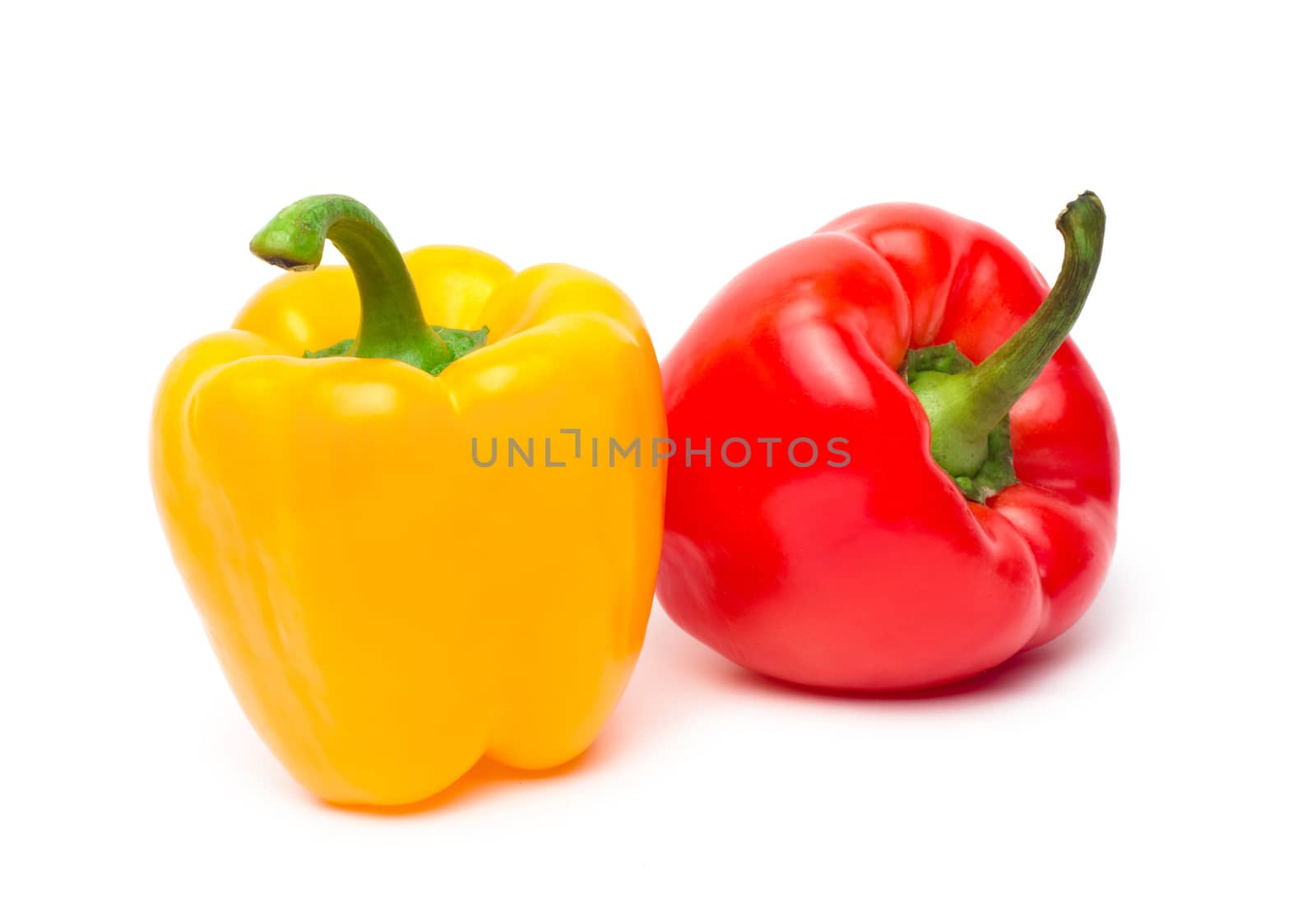 sweet pepper isolated on white background by ozaiachin