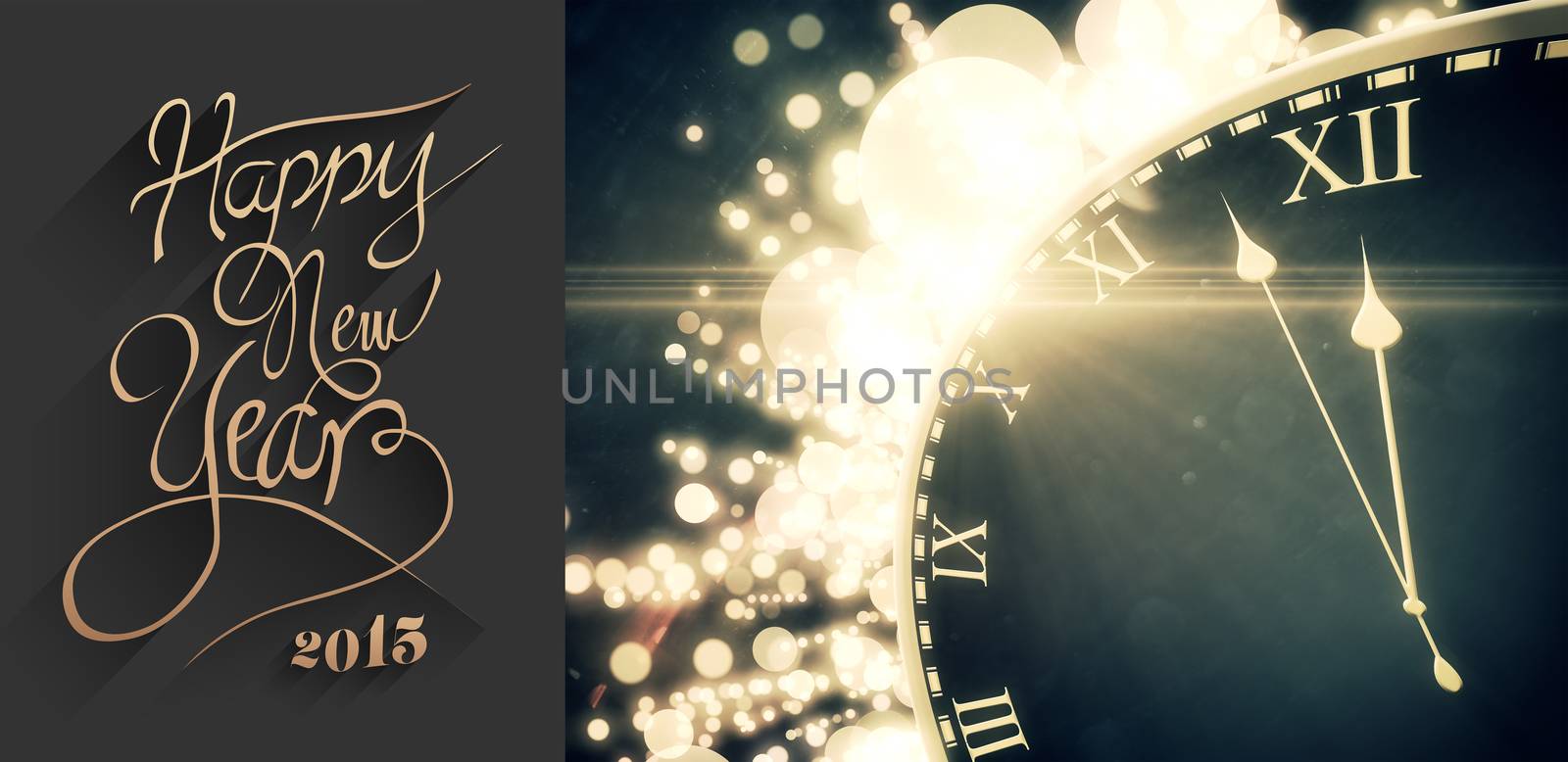 Composite image of classy new year greeting by Wavebreakmedia