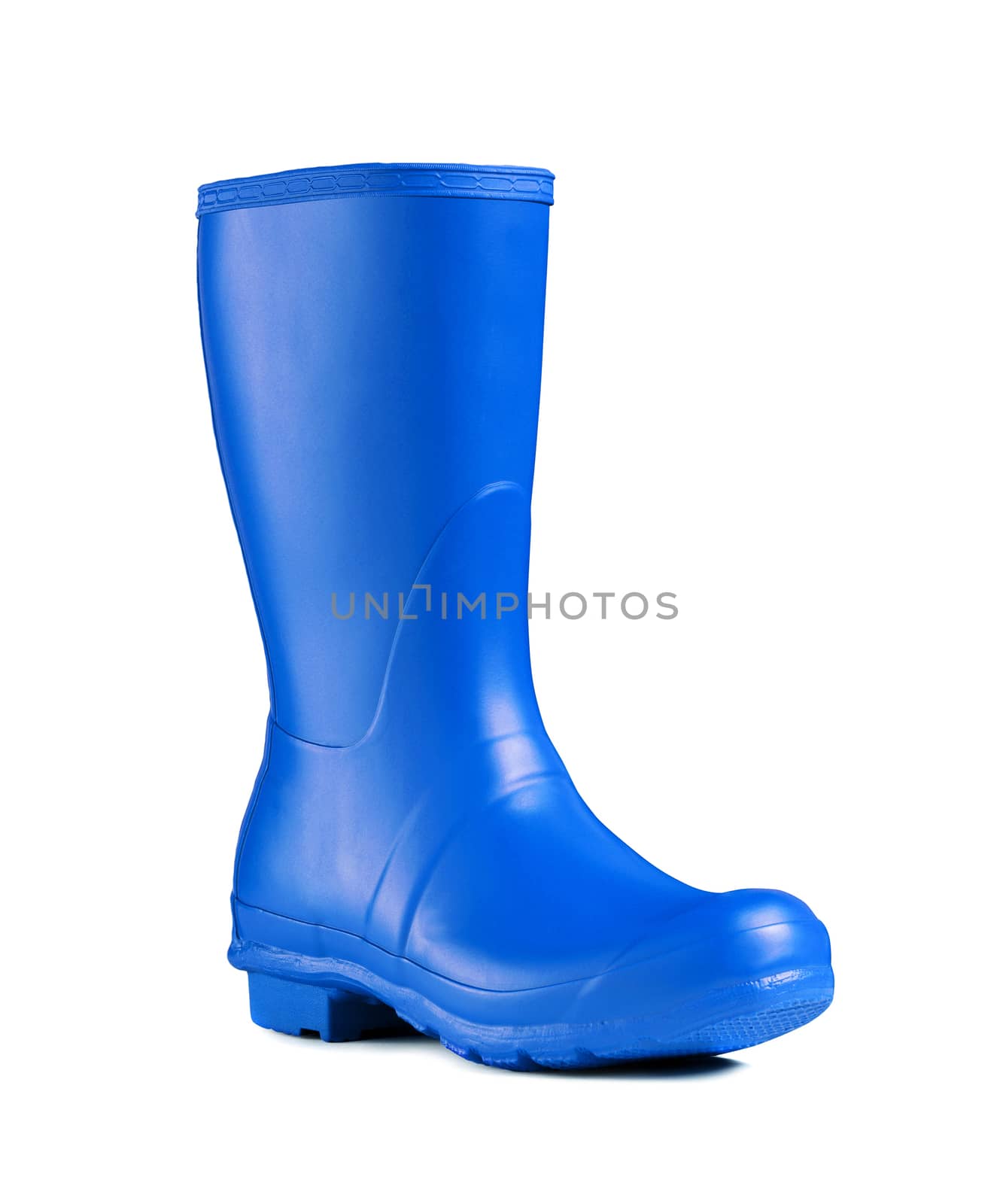 rubber boot isolated on white by ozaiachin