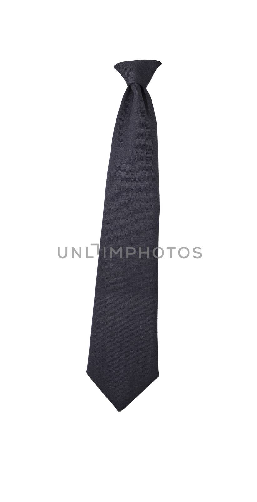 black tie on a white background