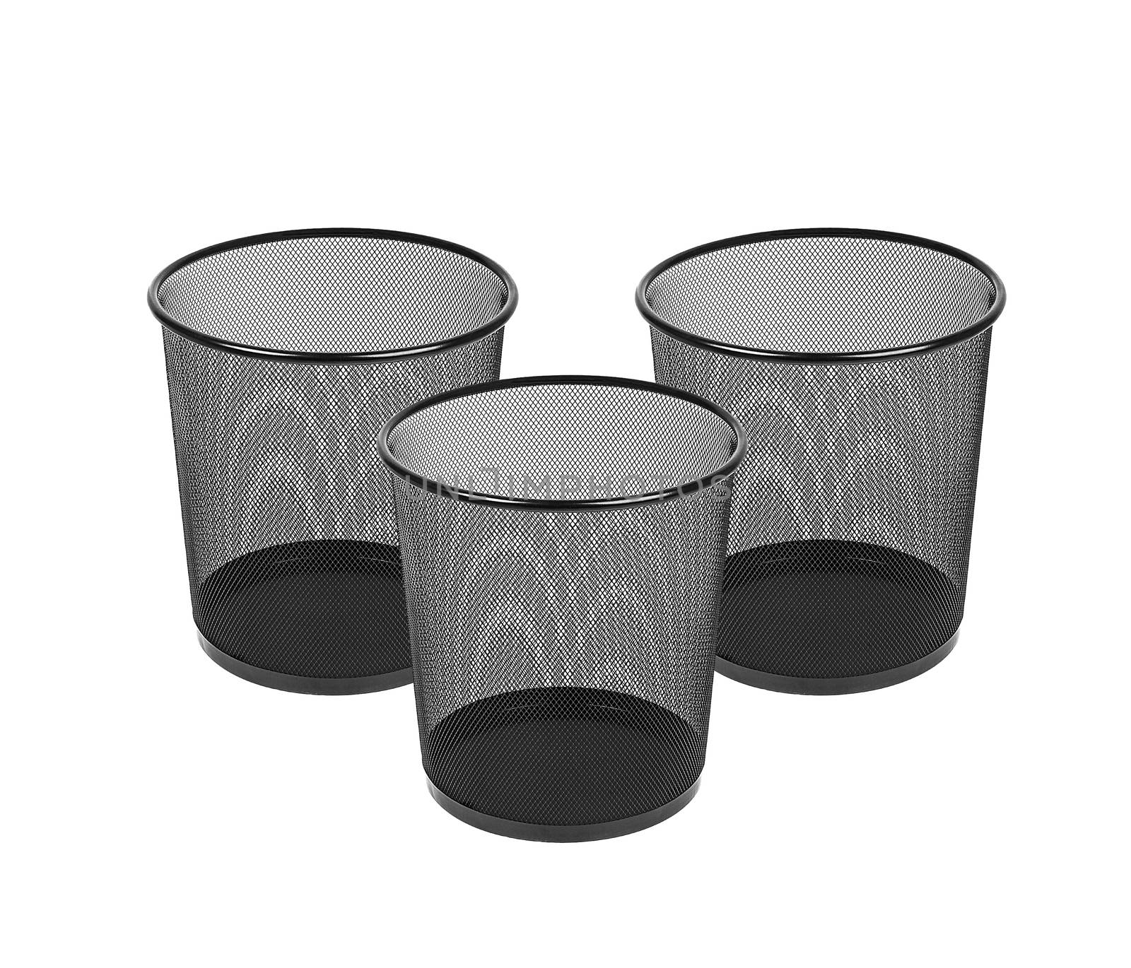 Trash can isolated