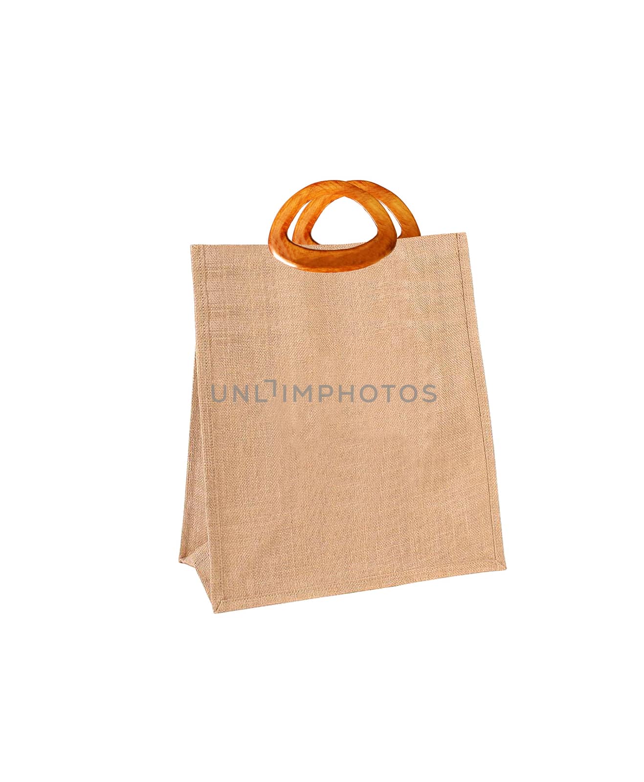 shopping handbag isolated on white