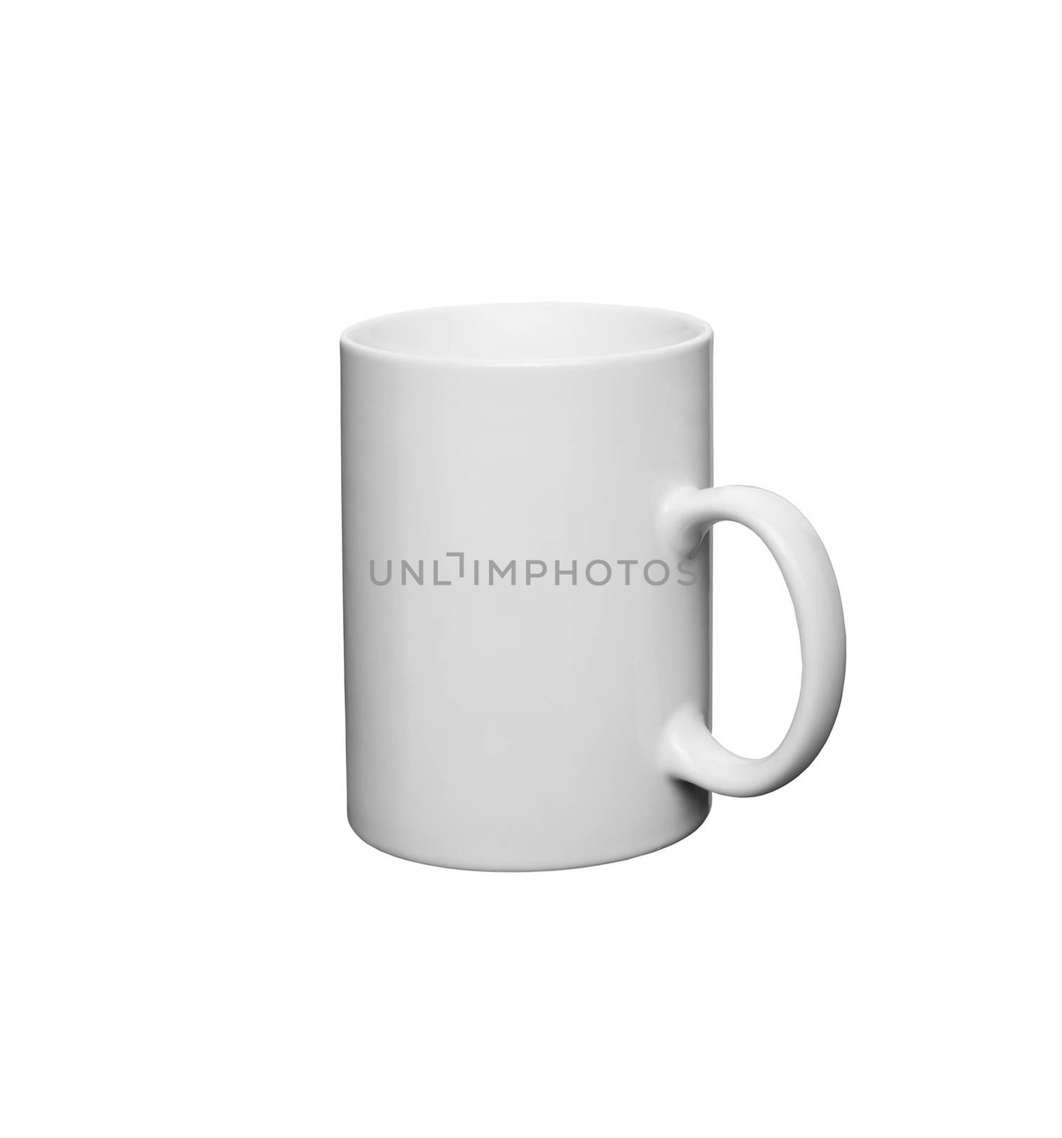 White ceramic mug