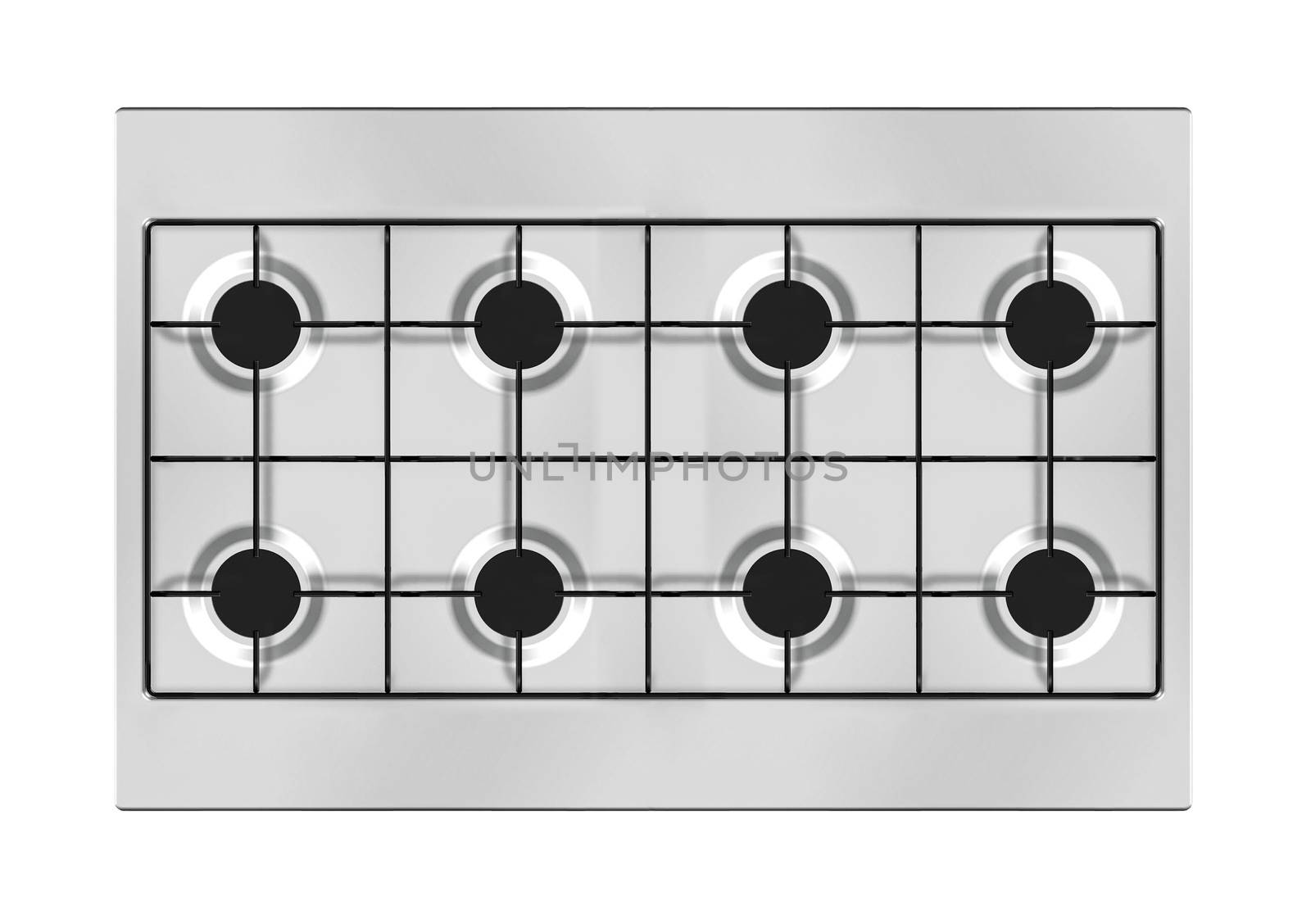 Isolated stainless steel gas burner by ozaiachin