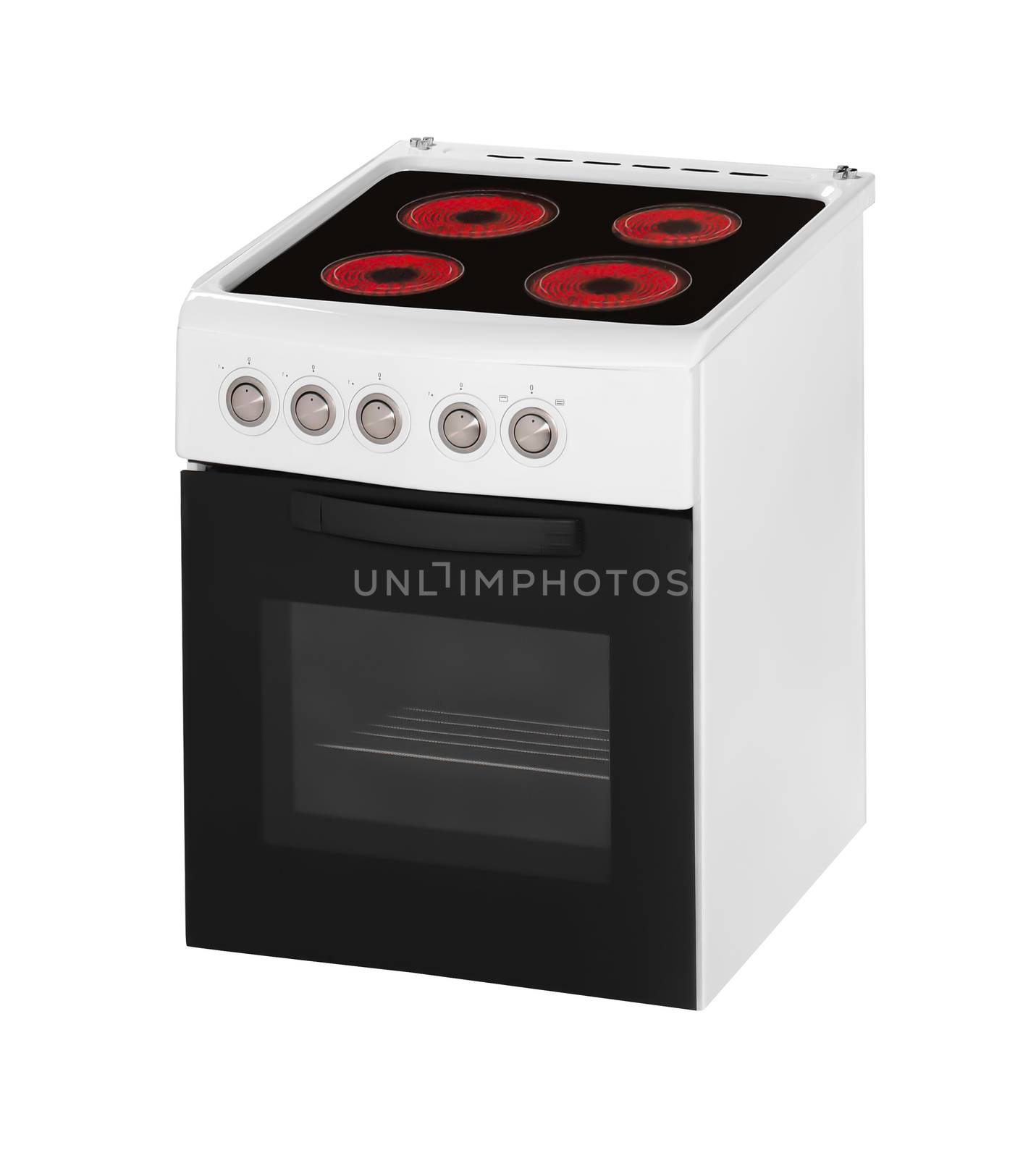 Kitchen Stove isolated on white