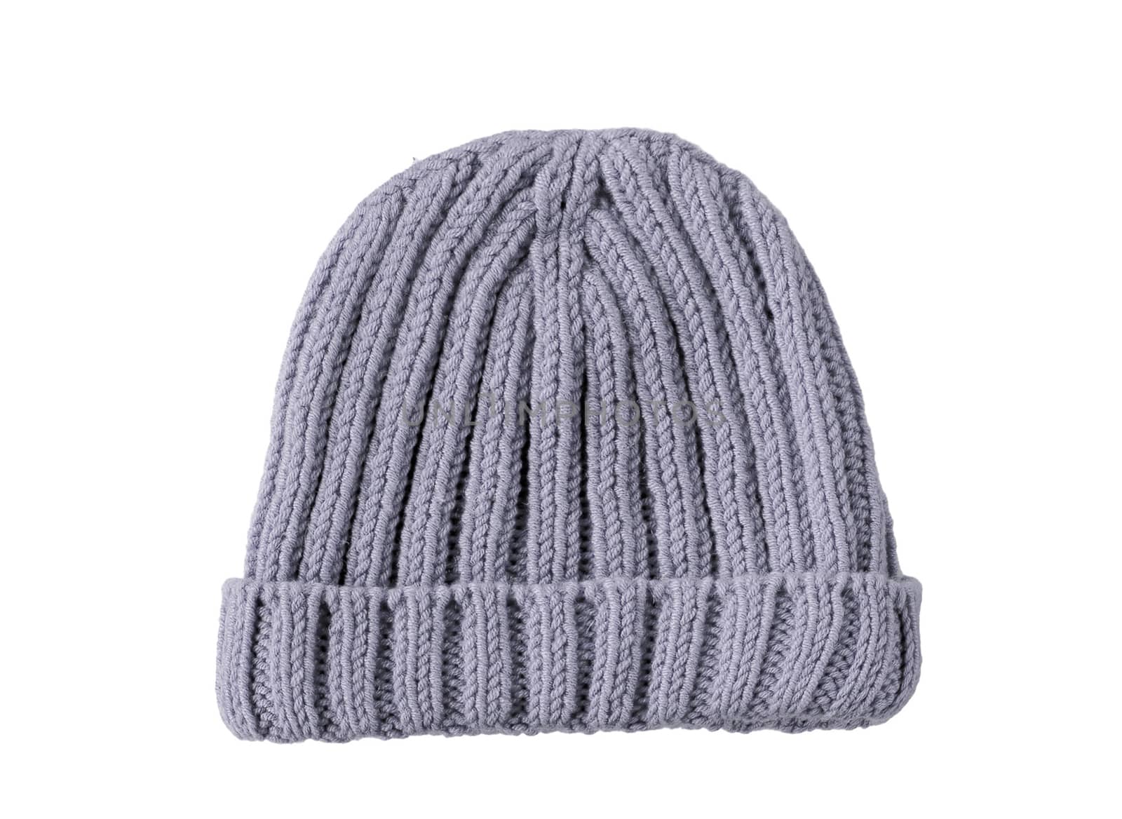 blue woolen winter hat