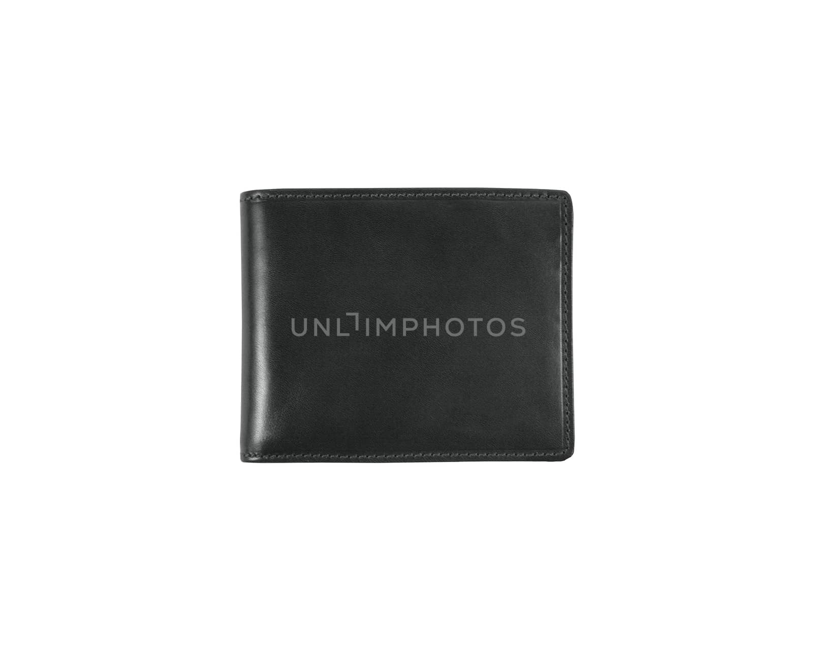 green wallet on a white background