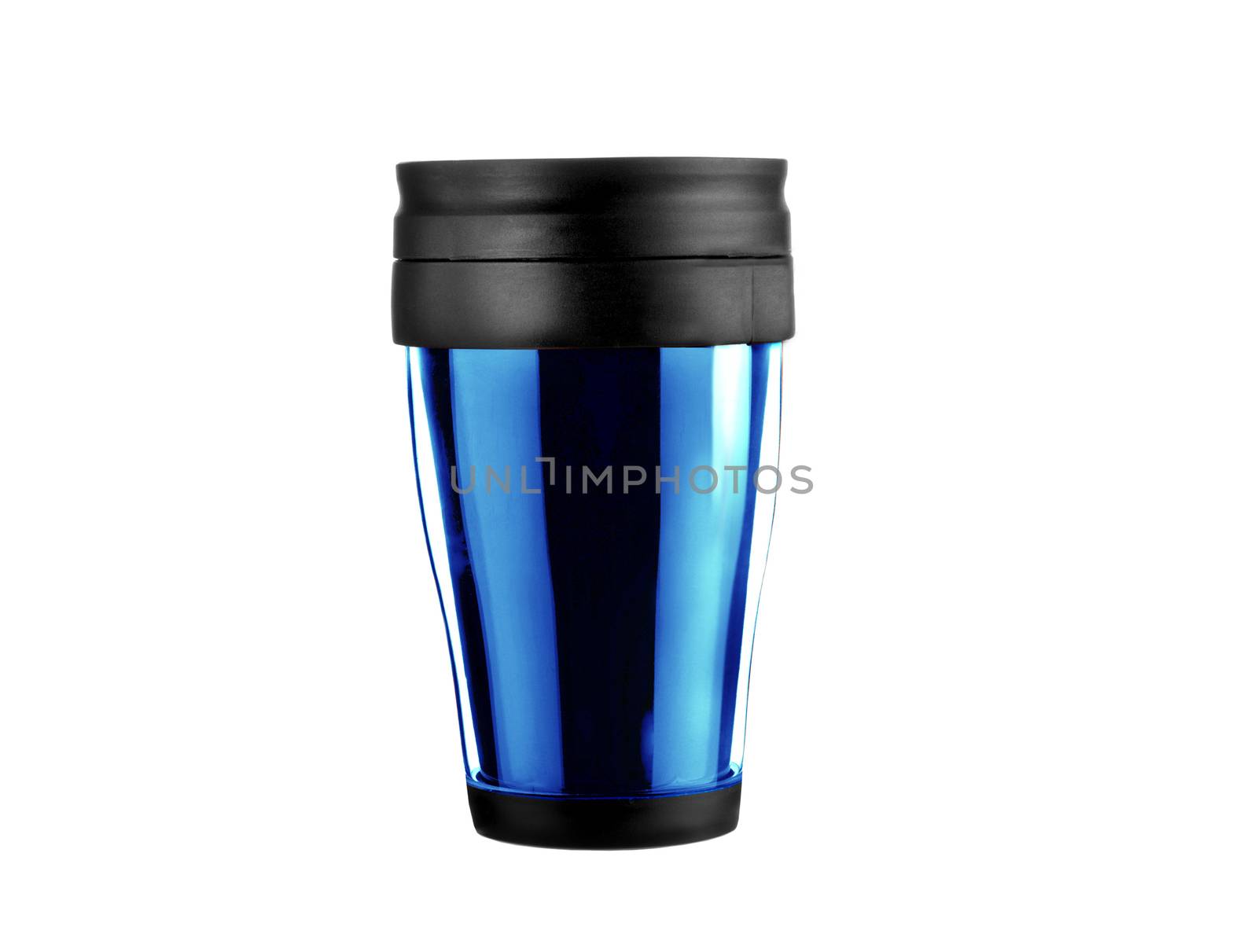 Thermos isolated on white background