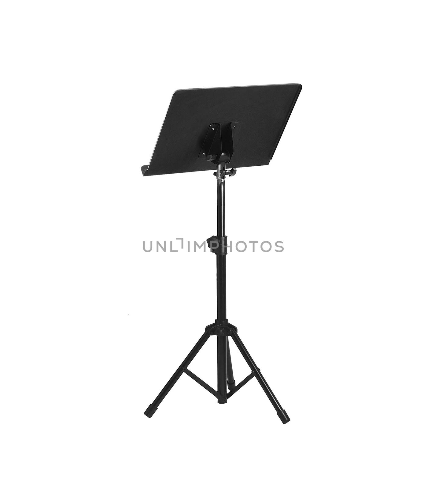 Music stand isolated on white