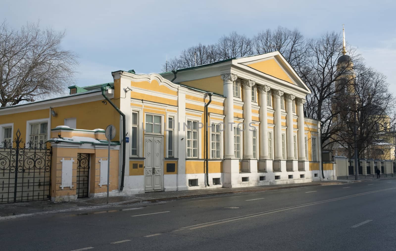 The old mansion on Bolshaya Nikitskaya in Moscow