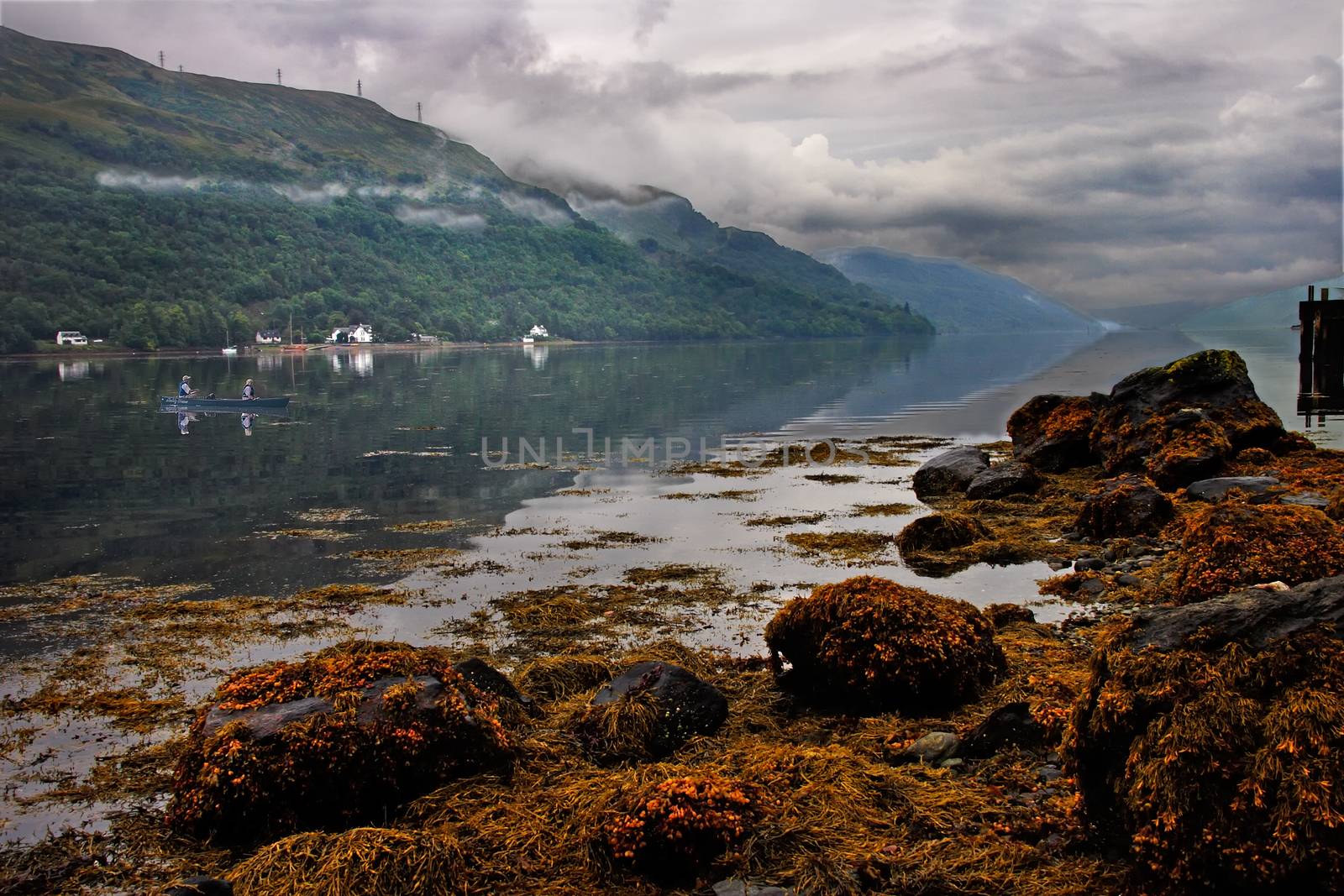 Loch Long is a sea loch which stretches inland to the town of Arrochar in Scotland.