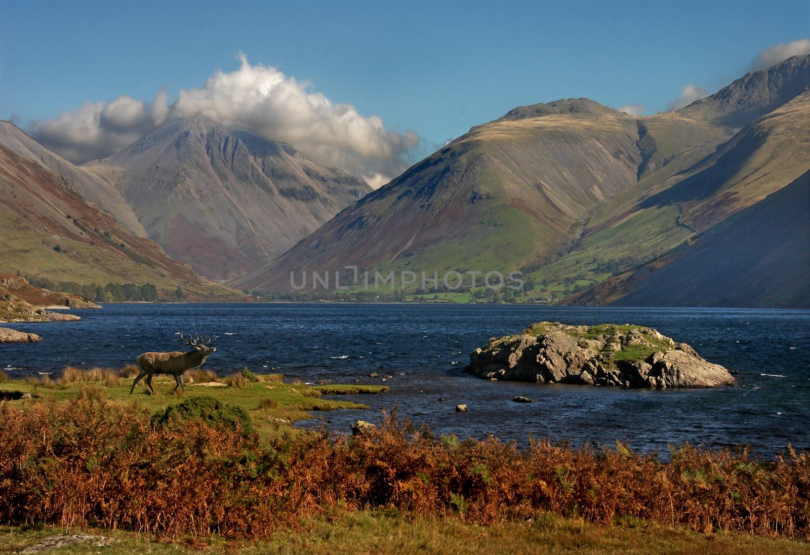 Wast Water in Cumbria is Englands deepest lake and was declared to be England's favourite view.
