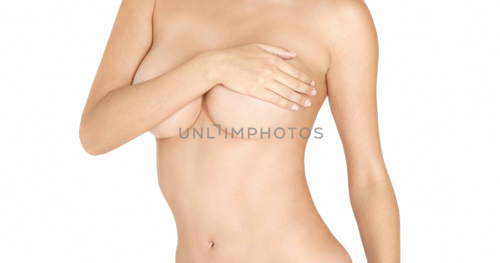 naked woman on white background by ozaiachin