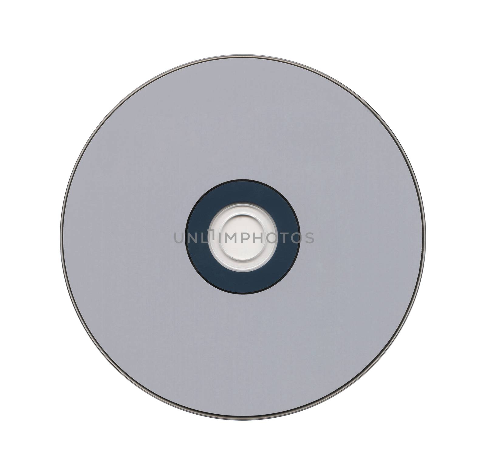 CD isolated on a white background closeup