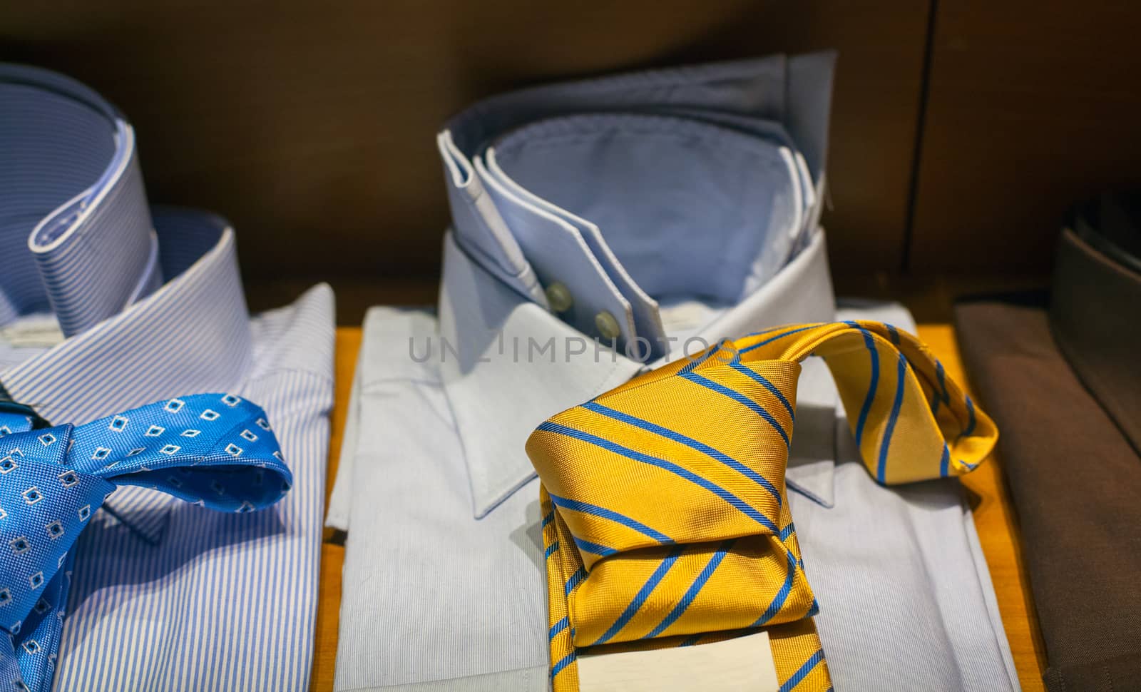 Male shirts and necktie by bepsimage