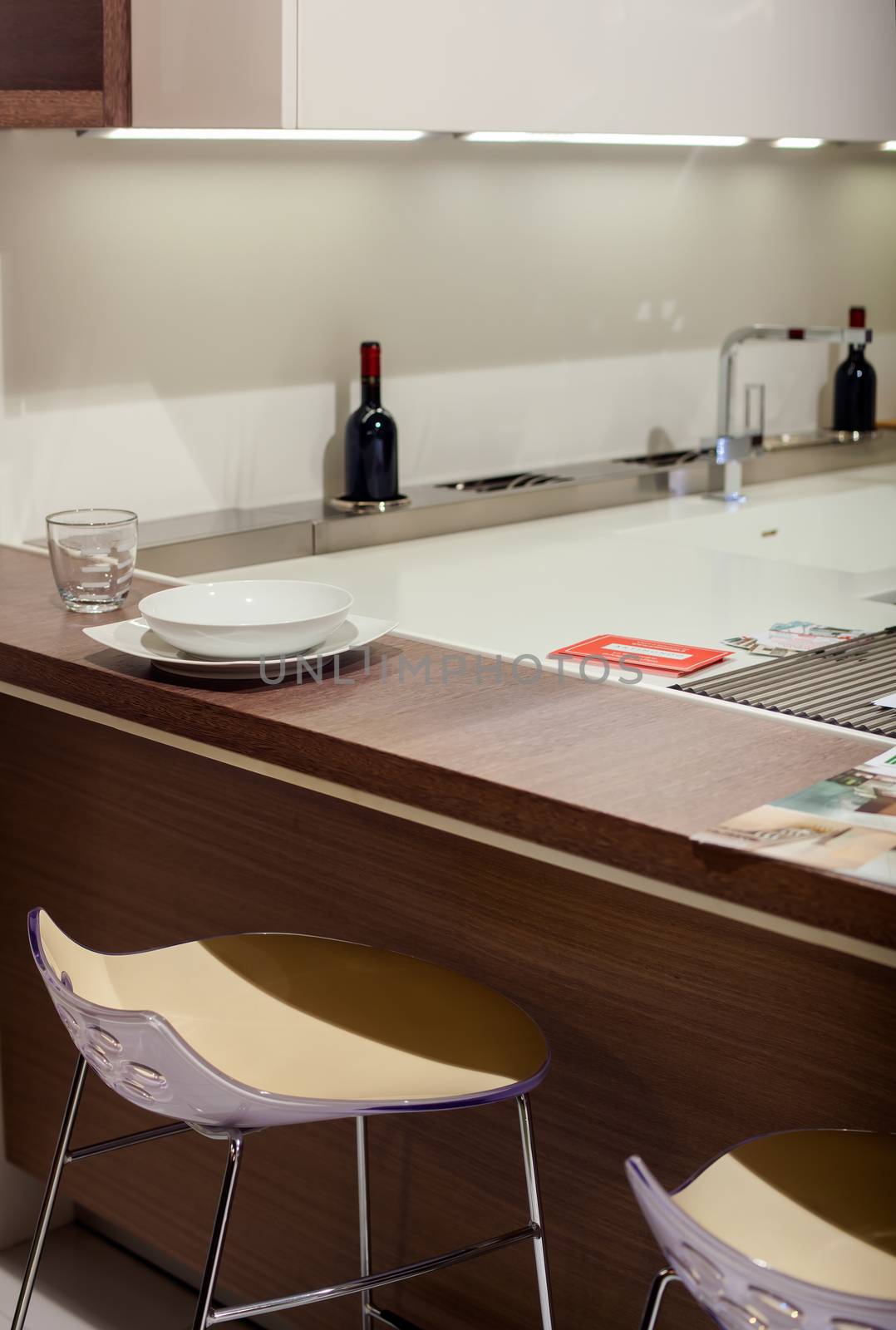 Viev of forniture for domestic kitchen