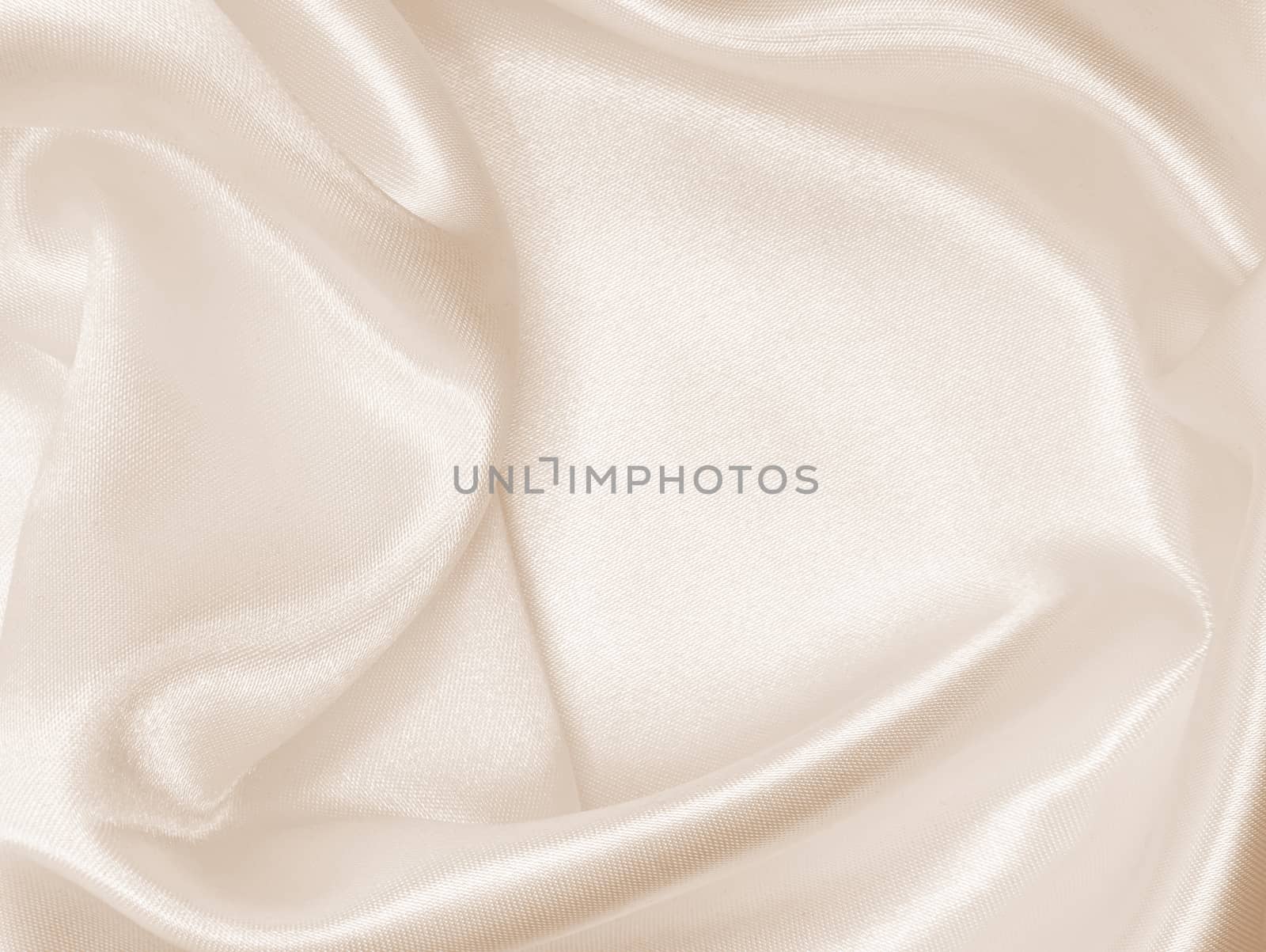 Smooth elegant golden silk can use as wedding background. In Sepia toned. Retro style