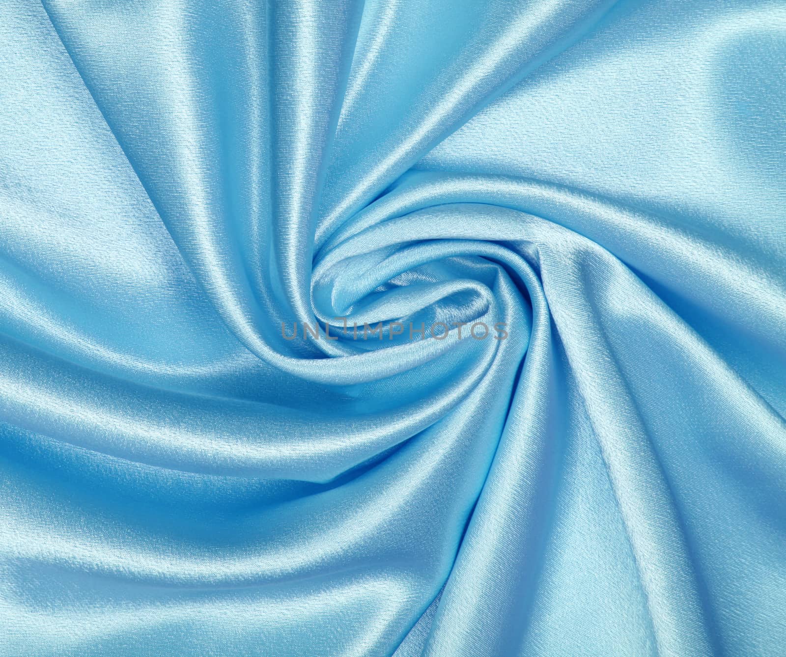 Smooth elegant blue silk as background  by oxanatravel