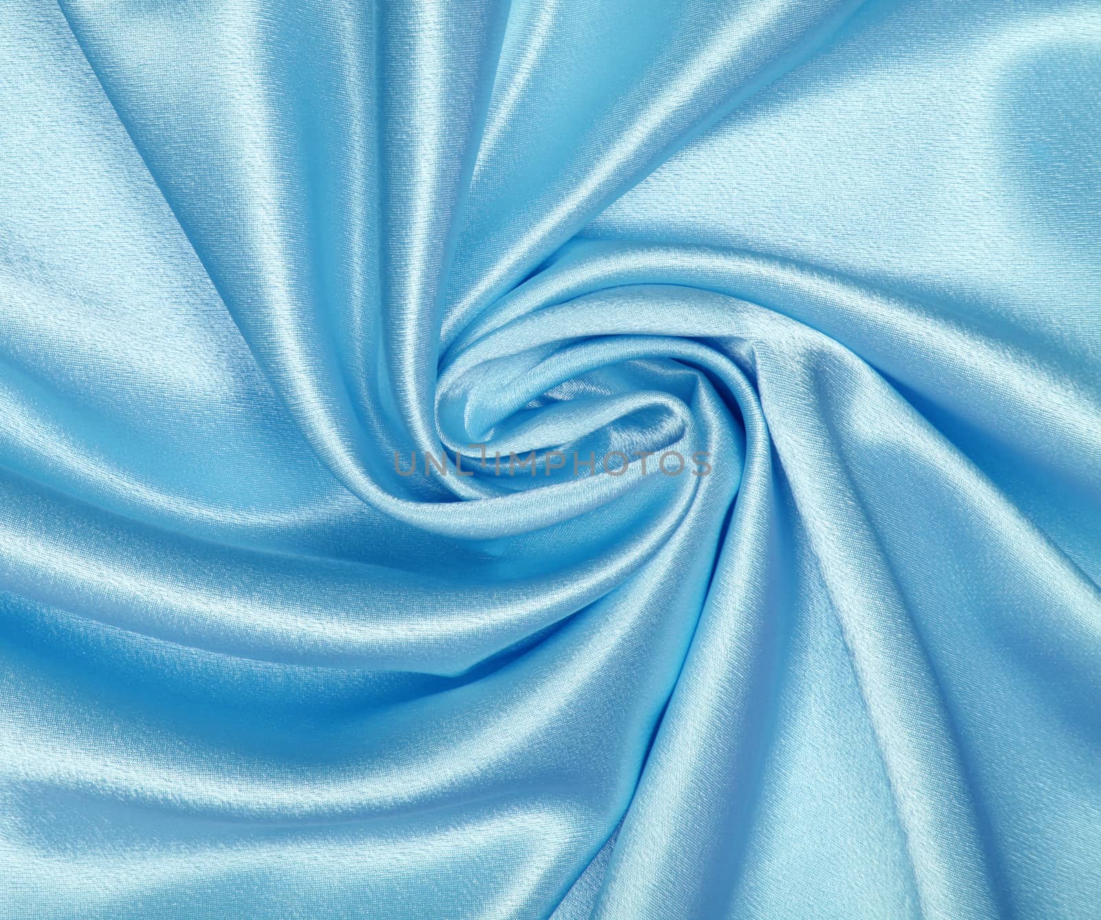 Smooth elegant blue silk can use as background 