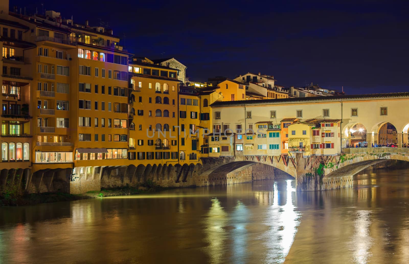 View of Ponte Vecchio in Florence, tuscany. Italy
