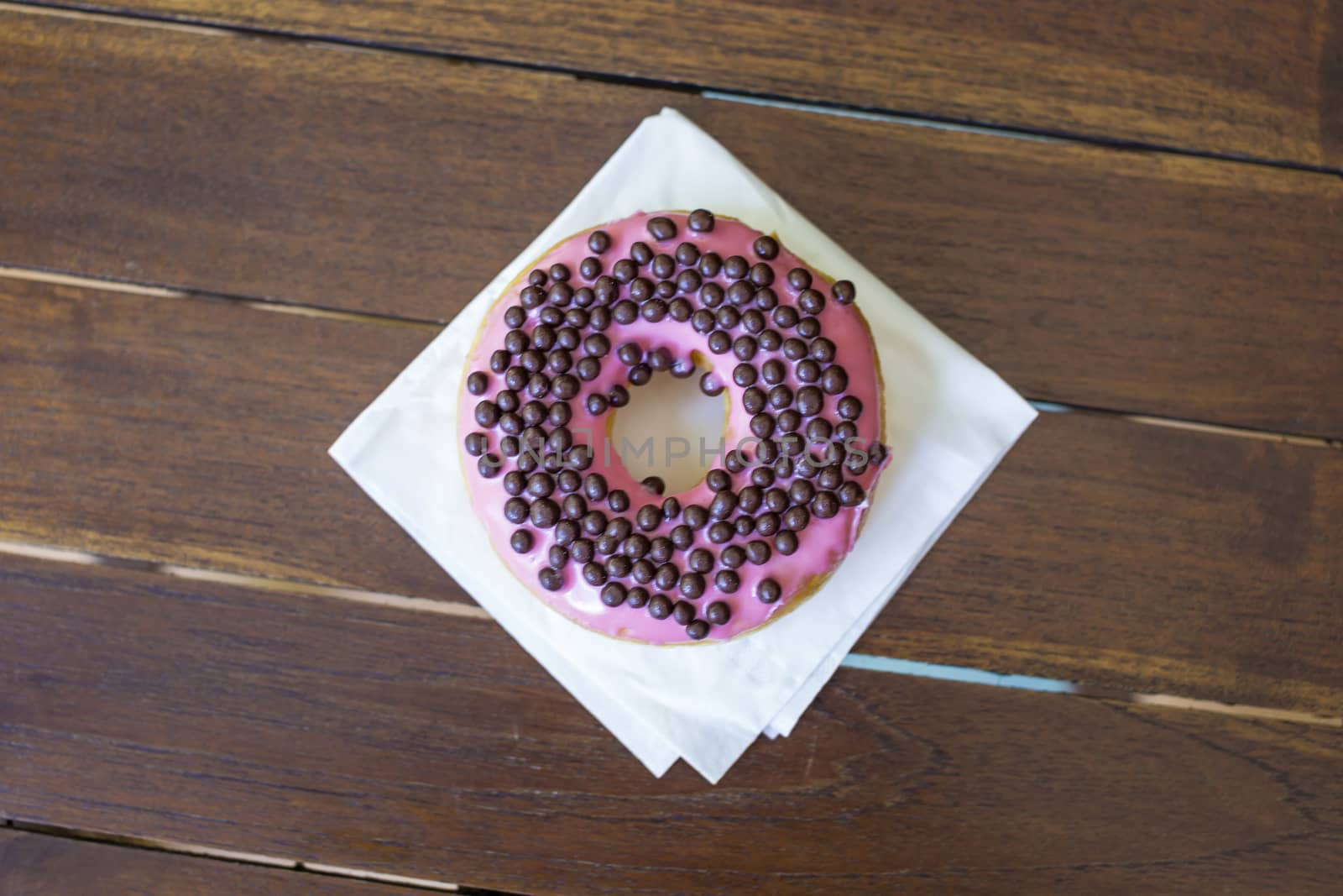 Tasty donut on the Table.