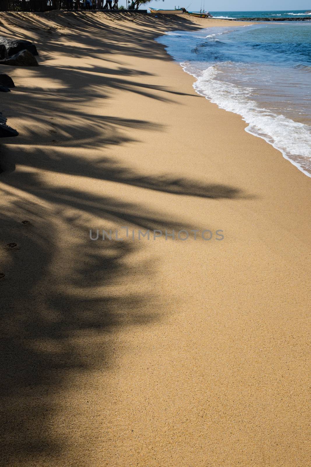 Ocean beach at Beruwala, Sri Lanka