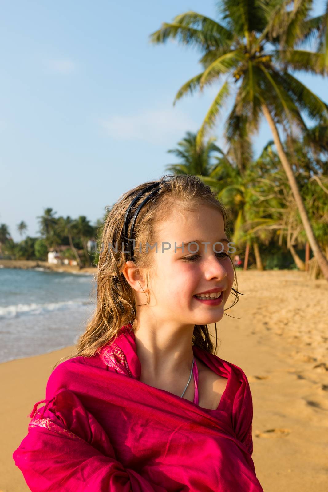 Ocean beach at Beruwala, Sri Lanka