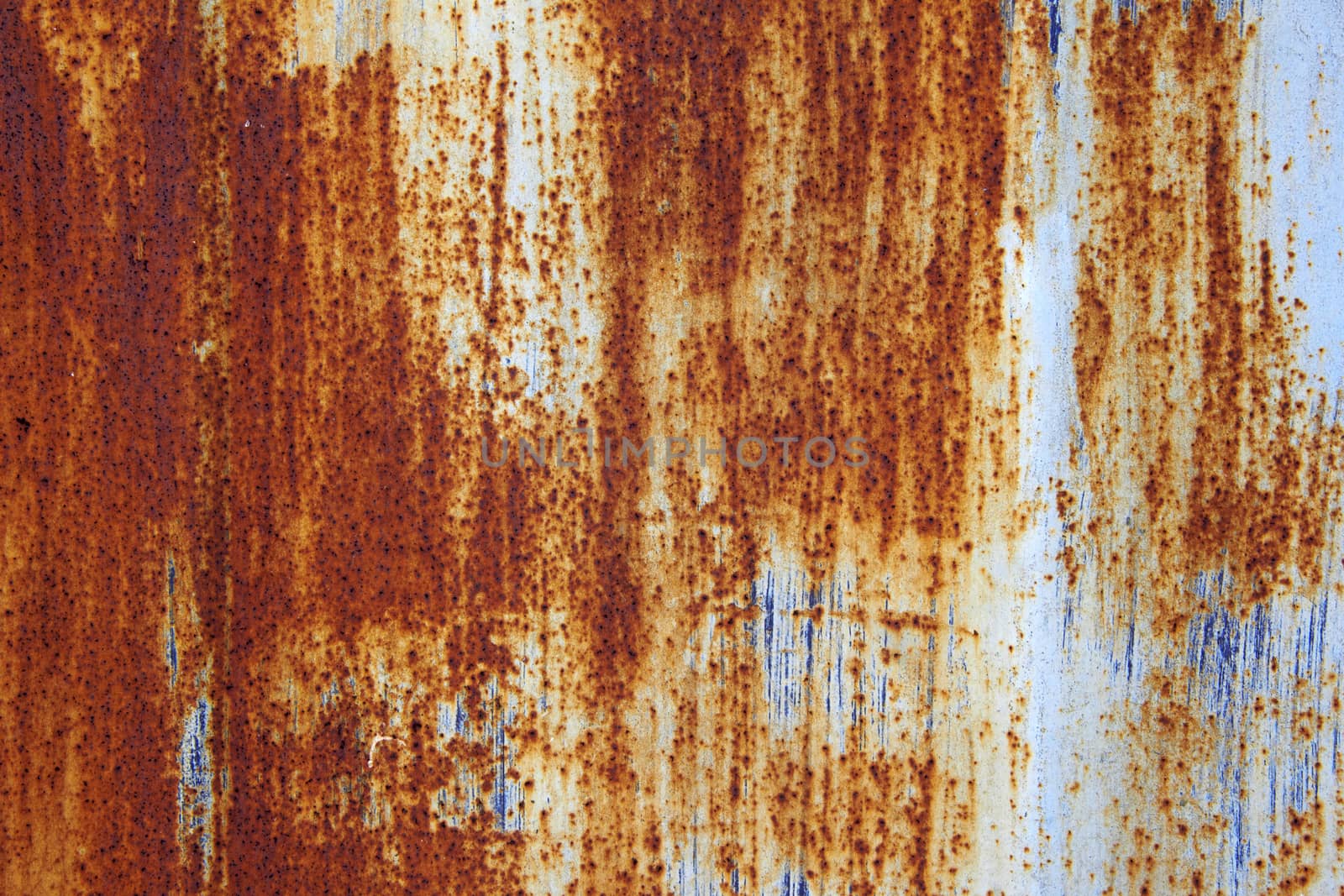 very old metal wall background with rust
