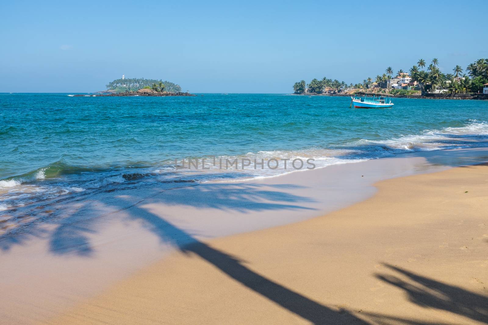 Ocean beach at Beruwala, Sri Lanka