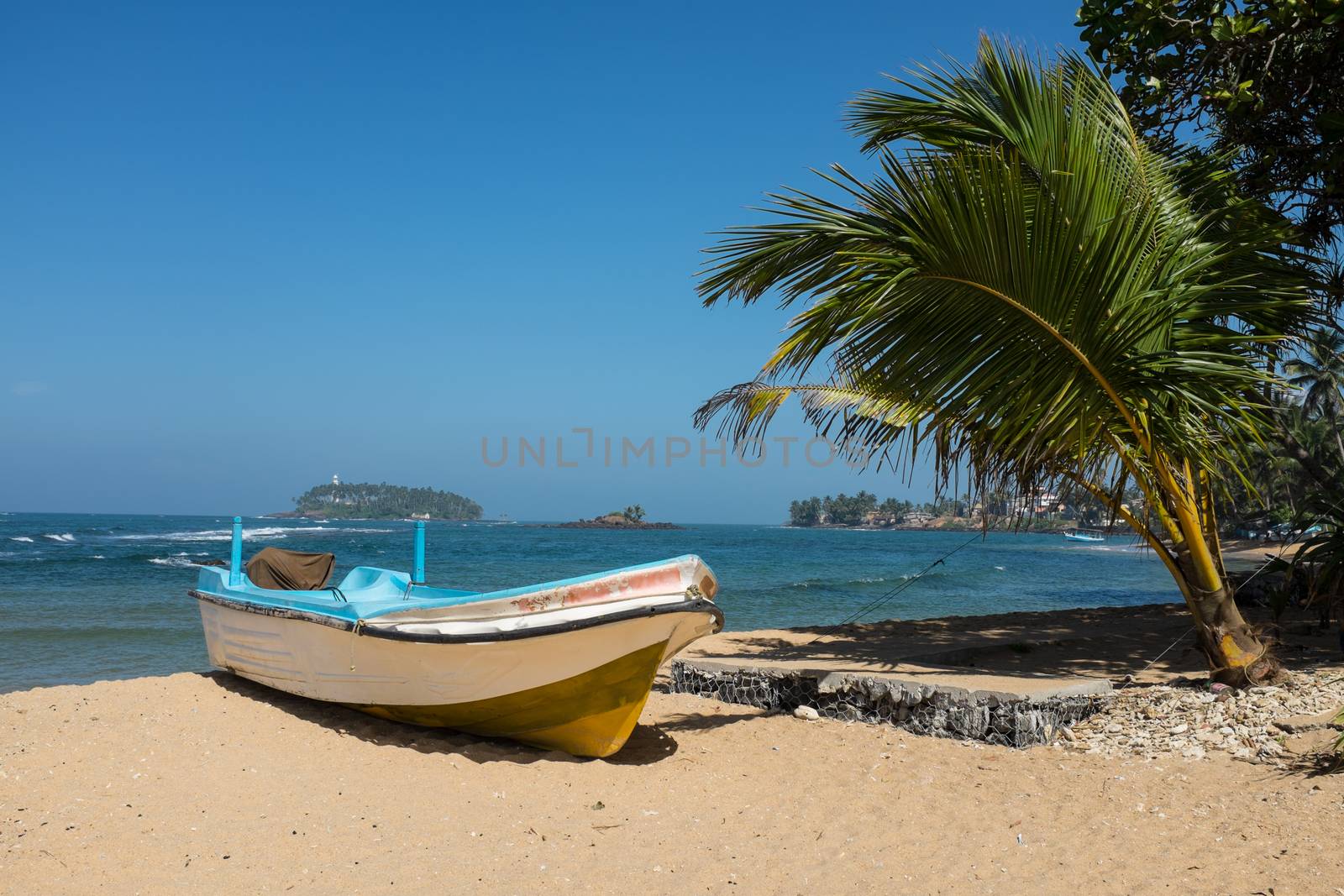 Ocean beach at Beruwala, Sri Lanka